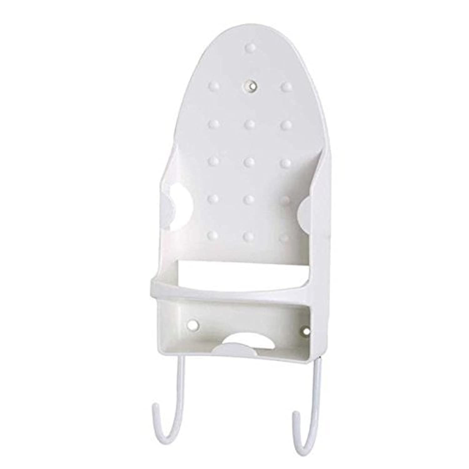 Xiaolanwelc Wall Mounted Storage Organizer Iron Stand (سفید)