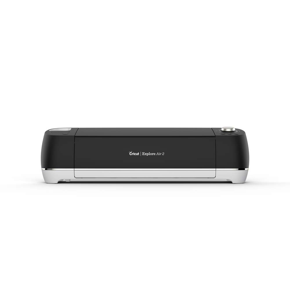 ماشین برش دستی Cricut Explore Air 2 - یک ماشین برش دستی برای همه حرفه‌ها، ایجاد کارت‌های سفارشی، دکوراسیون خانه و موارد دیگر، ارتباط بلوتوث، سازگار با iOS، Android، Windows و Mac، ماشین مشکی مات سیاه