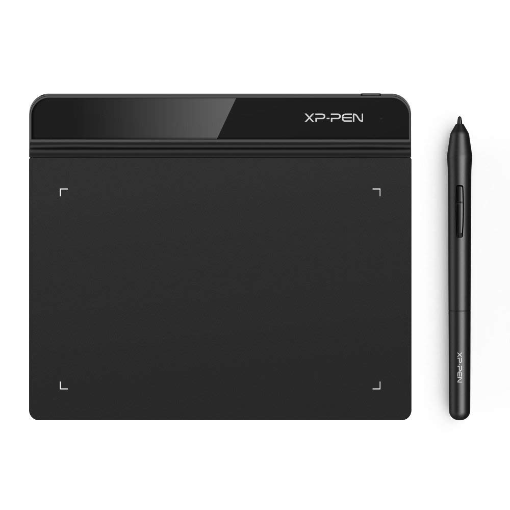 تبلت گرافیکی نازک اولترا ایکس پن مدل StarG640 (6 اینچ × 4 اینچ، 8192 سطح حساسیت فشار، قلم باتری رایگان، رنگ مشکی)