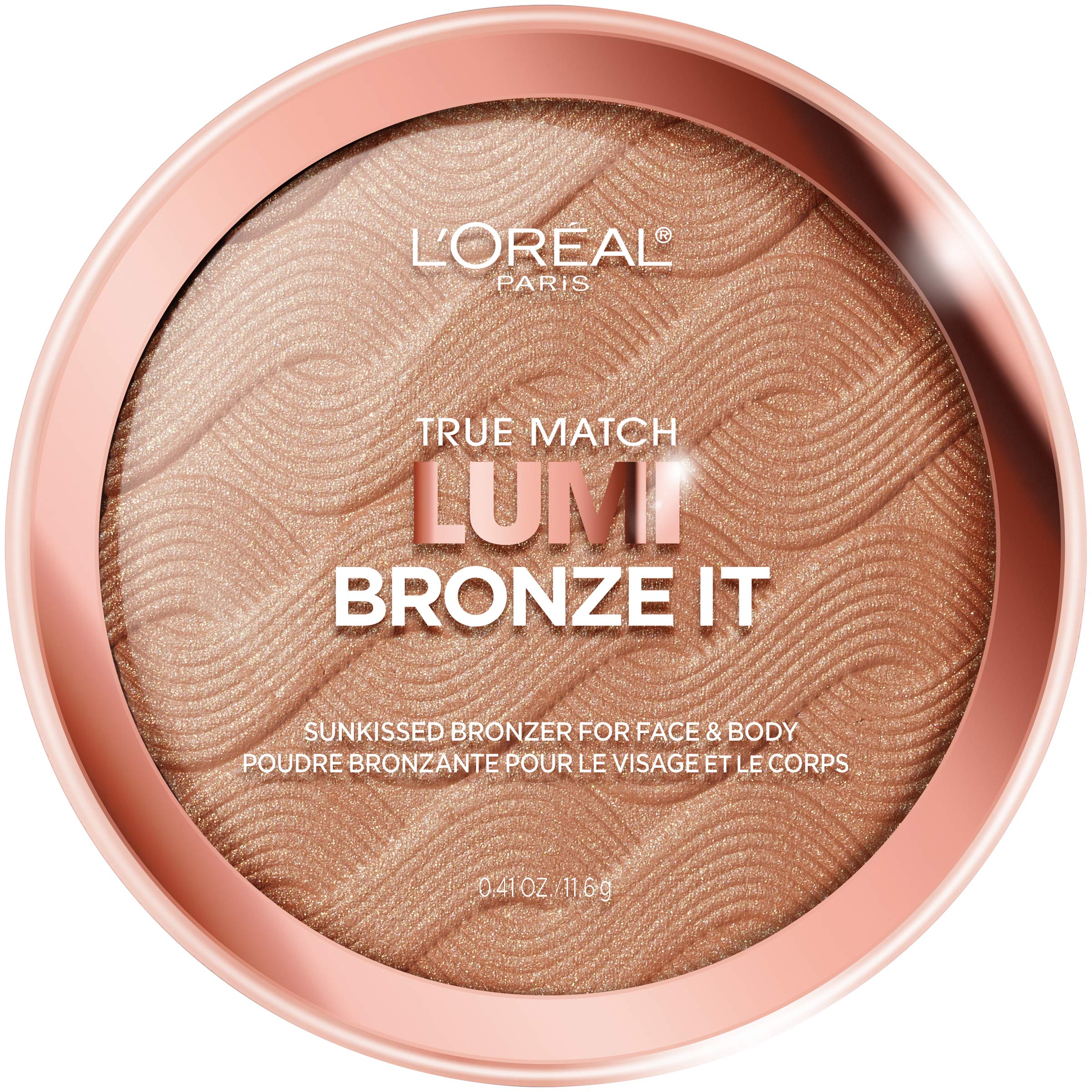 برونزر صورت و بدن L'Oreal Paris Cosmetics True Match Lumi Bronze It، متوسط، 0.41 اونس مایع