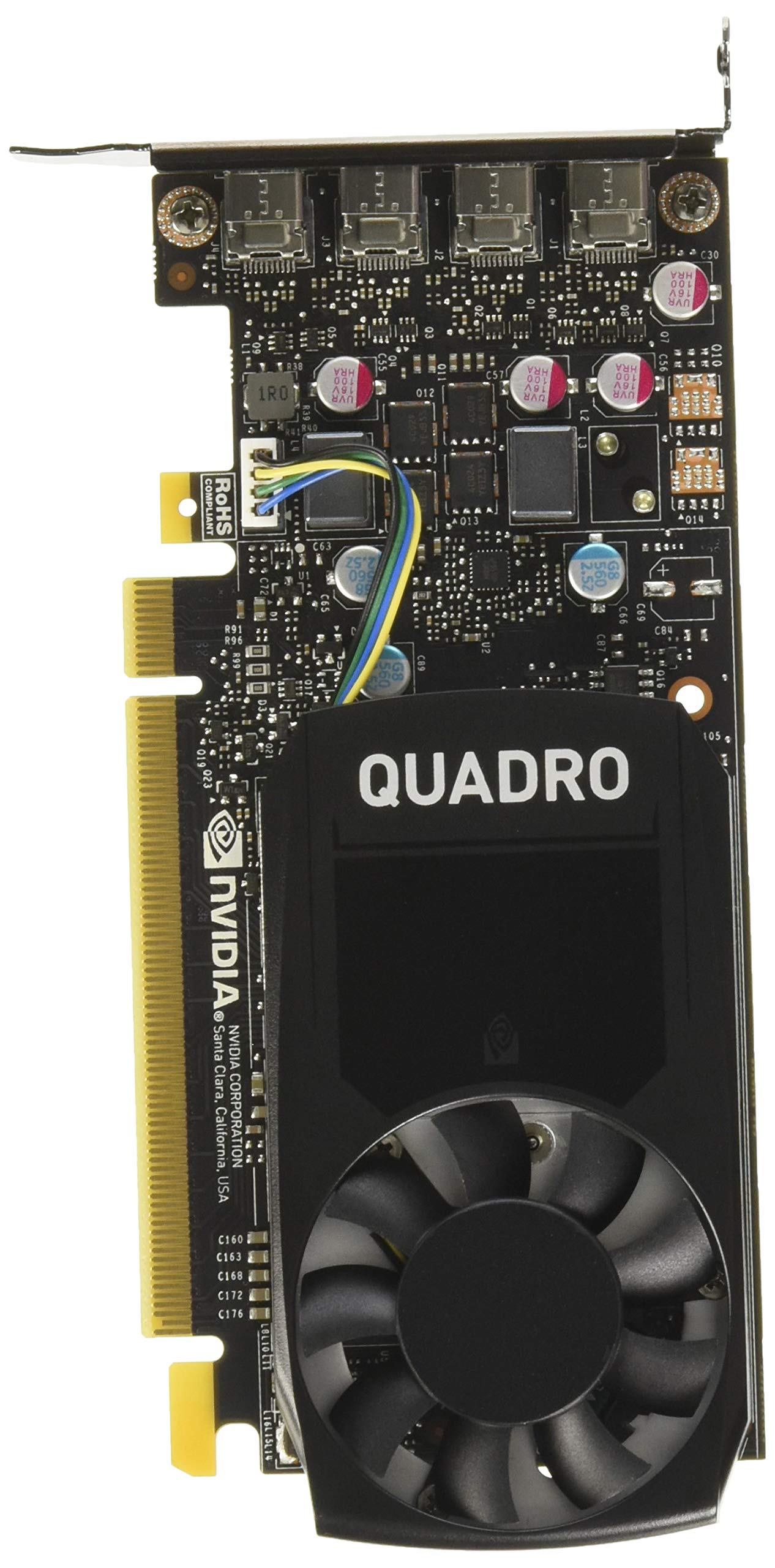 کارت گرافیک PNY Quadro P620 - 2 گیگابایت GDDR5 - پروفایل کم - نیاز به یک اسلات فضای تک‌نشان