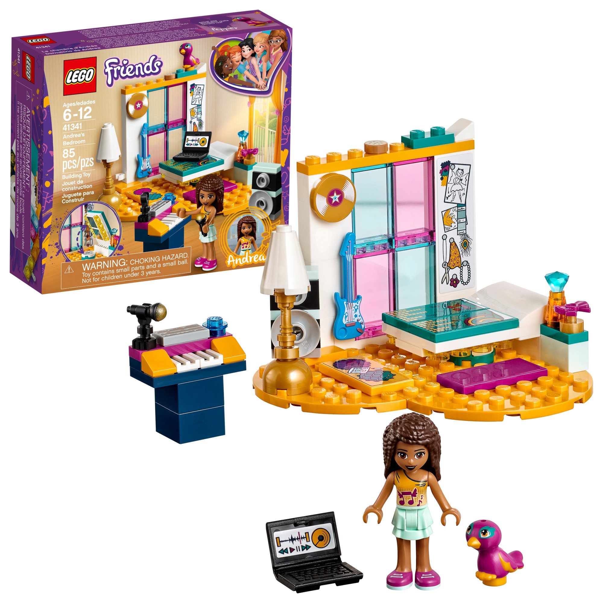 اتاق خواب اندرئا LEGO Friends، چندرنگه، 41341
