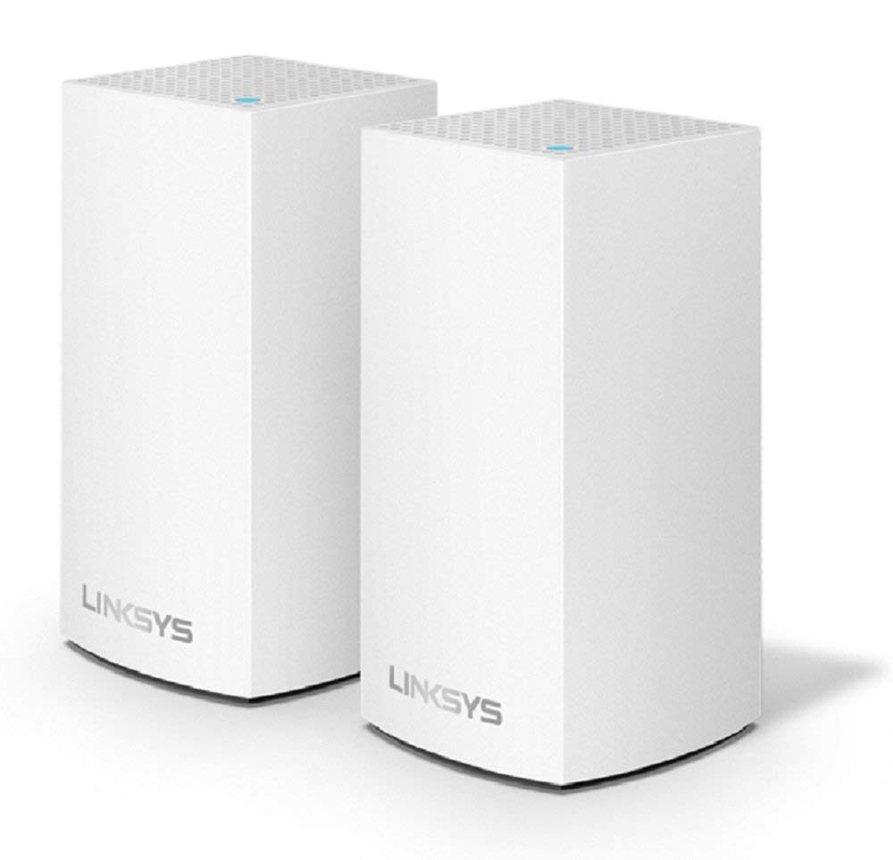 سیستم WiFi منزلی مش Linksys Velop، پوشش ۳,۰۰۰ فوت مربعی، بیش از ۲۰ دستگاه، سرعت تا (AC1300) 1.3Gbps - WHW0102، ۳,۰۰۰ فوت، بیش از ۲۰ دستگاه، 1.3 گیگابیت بر ثانیه، ۳,۰۰۰ فوت، بیش از ۲۰ دستگاه