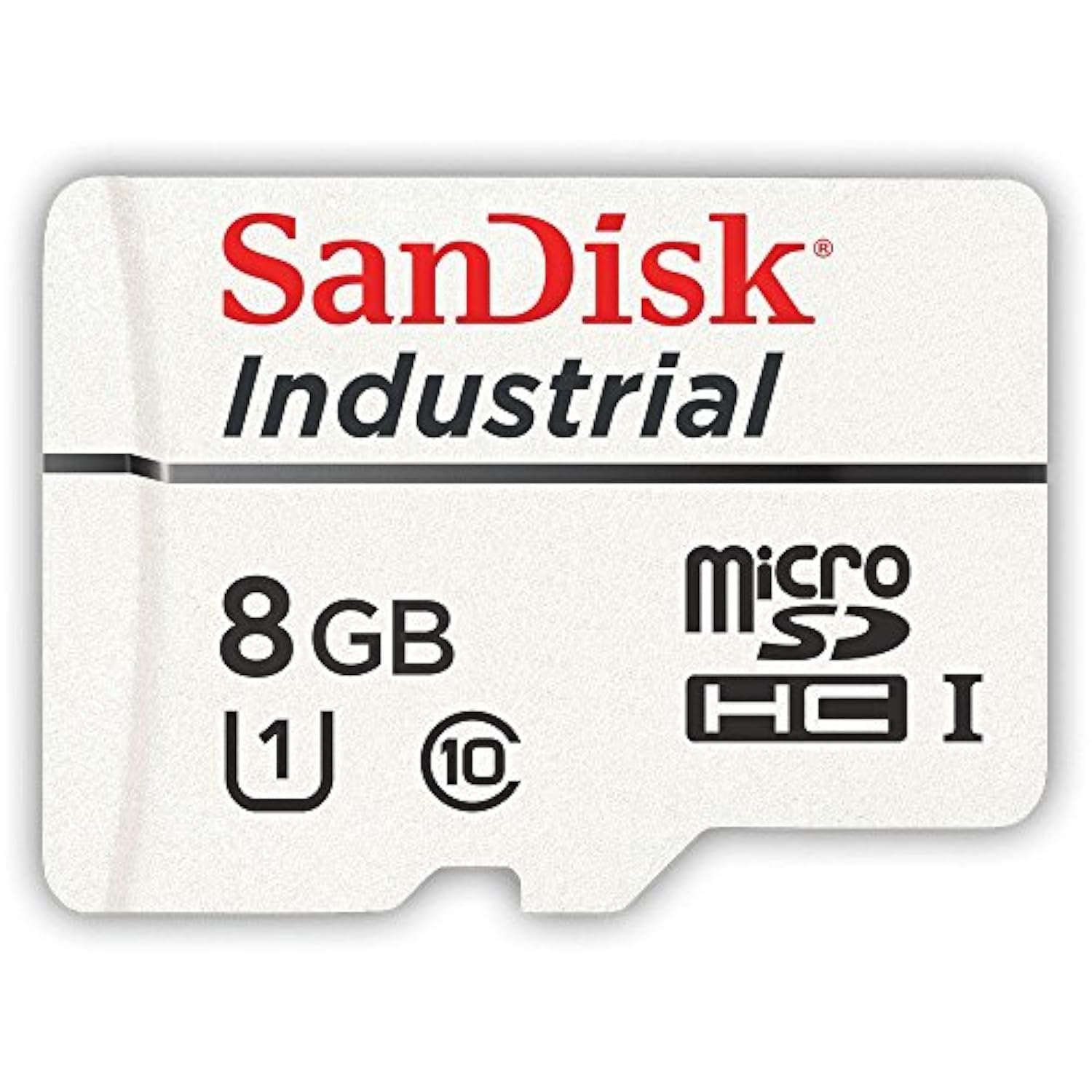 کارت حافظه SanDisk Industrial MLC MicroSD SDHC UHS-I Class 10 SDSDQAF3-008G-I به همراه آداپتور SanDisk (8GB)