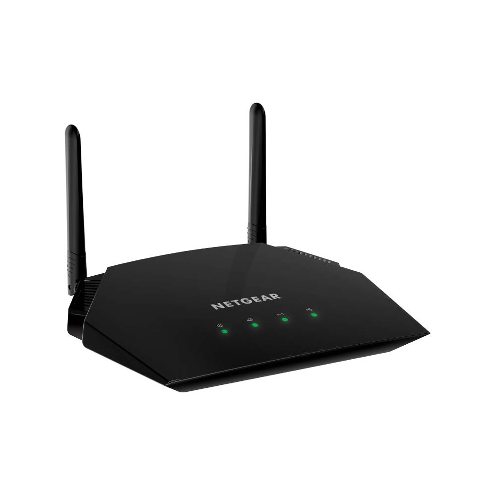 رابط باسکار AC1600 (802.11ac) دوگانه باند گیگابیت هوشمند وای فای مدل Netgear R6260-100UKS (آنتن‌های خارجی نیز با سرعت وای فای تا 300 مگابیت بر ثانیه + 1300 مگابیت بر ثانیه)، رنگ سیاه