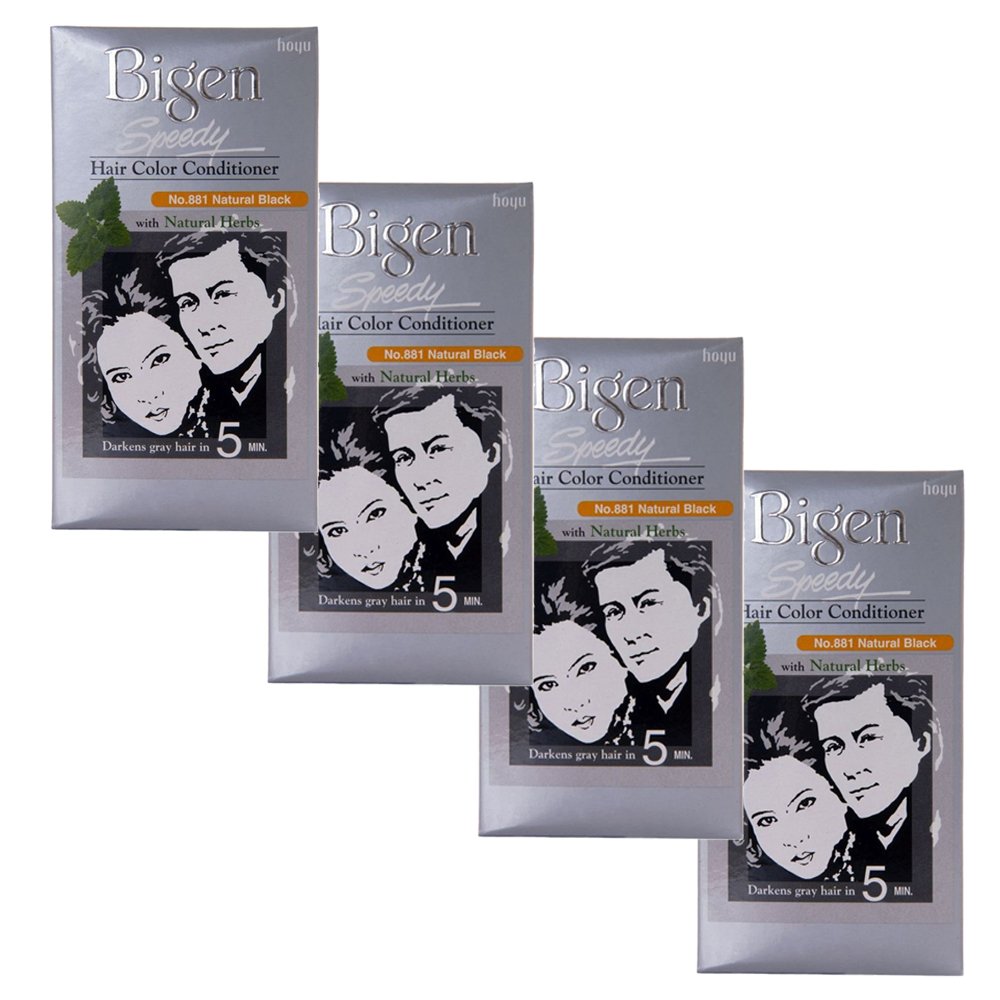 رنگ موی سریع بیجن، مشکی طبیعی 881 (40g + 40g) بسته 4 تایی پیشنهادی