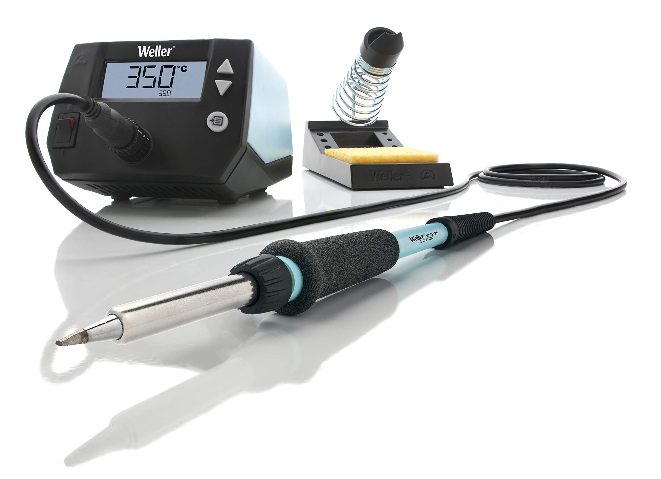 ایستگاه تعمیر دیجیتال تیغ soler WE 1010 (T0053298399) با توان 70 وات / 230 ولت، دما گونه 100 درجه سانتی‌گراد - 450 درجه سانتی‌گراد (دارای پلاگ اروپا و انگلستان)