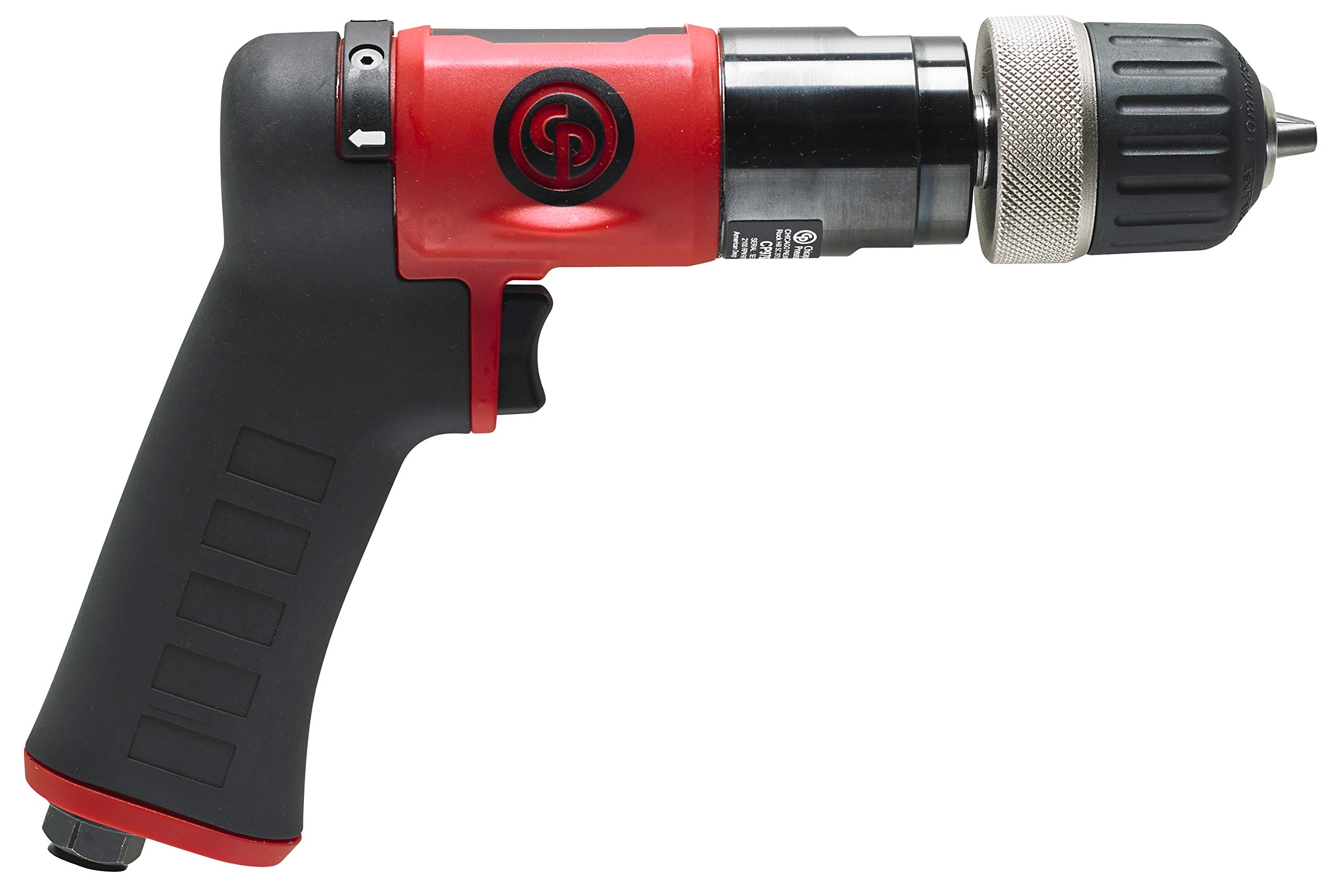 دریل هوایی Chicago Pneumatic cp9287c - دستی، ابزارهای برقی و بهبود منزل، سایز 3/8 اینچ (10 میلی متر)، سرکلاچ بدون کلید، دسته پیستول، توان 0.62 اسب بخار / 460 وات، گشتاور تعلیق 4.1 فوت-پوند / 5.5 نیوتن متر - 3000 دور در دقیقه، سرکلاچ بدون کلید، غیرقابل برگشت، 3/8 اینچ