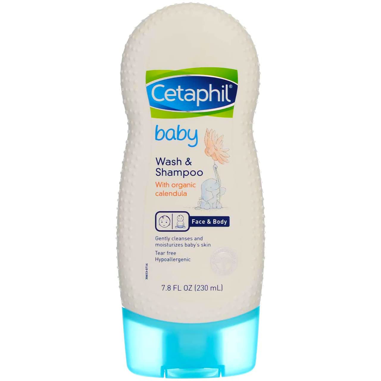 شامپو و شستشوی Cetaphil با کلاندولای آلی، 2 بطری 7.8 اونس (230 میلی لیتر)
