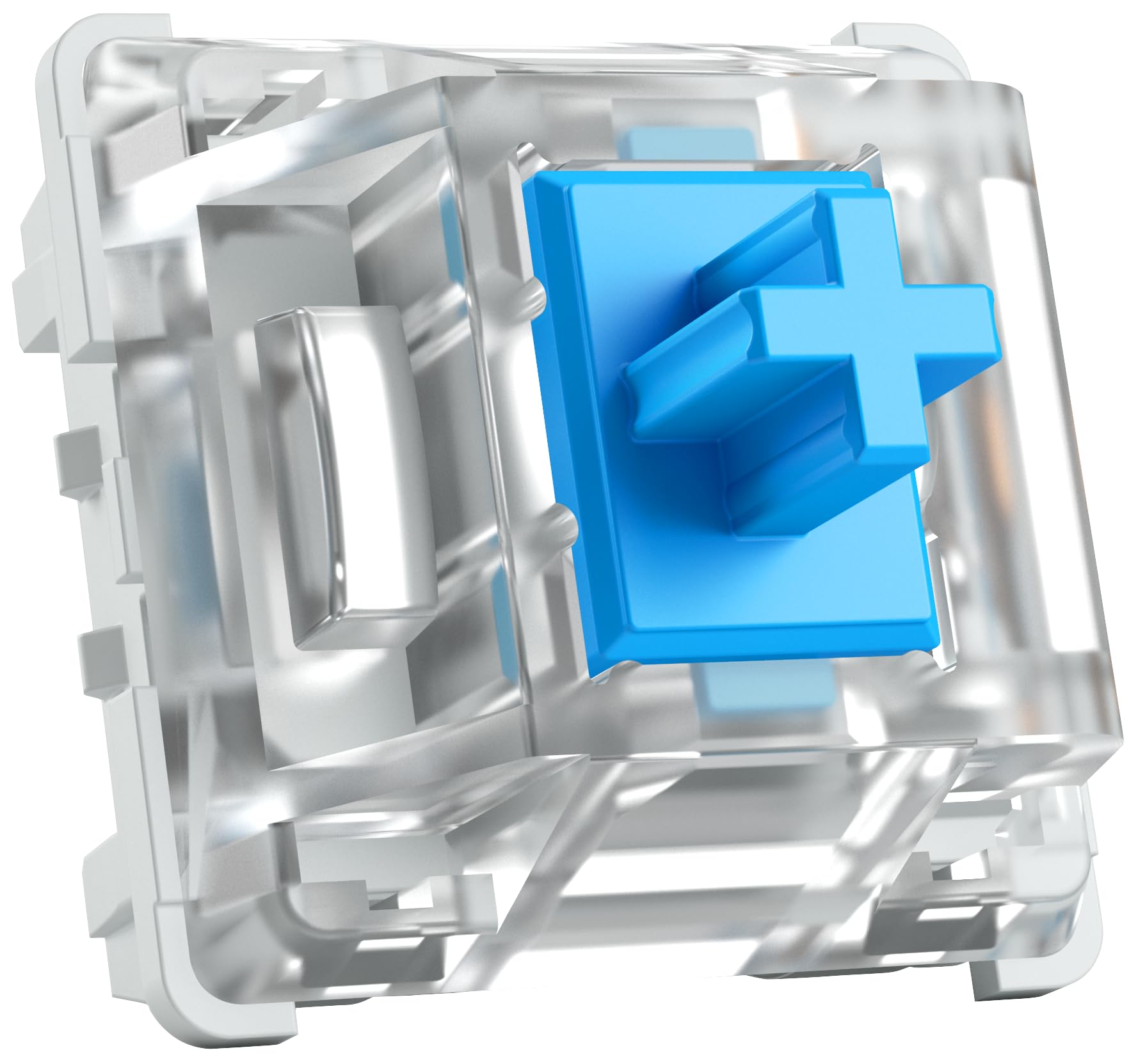 کلید‌های مکانیکی Gateron Blue (پک 120 عدد) - کلیکی و سبک برای تایپینگ دقیق و بازی - نیروی فعال‌سازی ۶۰g