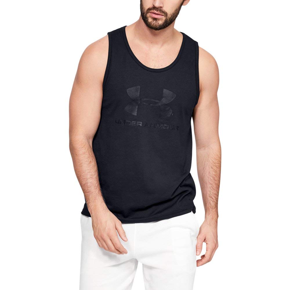 زیر زره UA Ua M Sportstyle لوگو تانک مردانه، مشکی، اندازه XXL