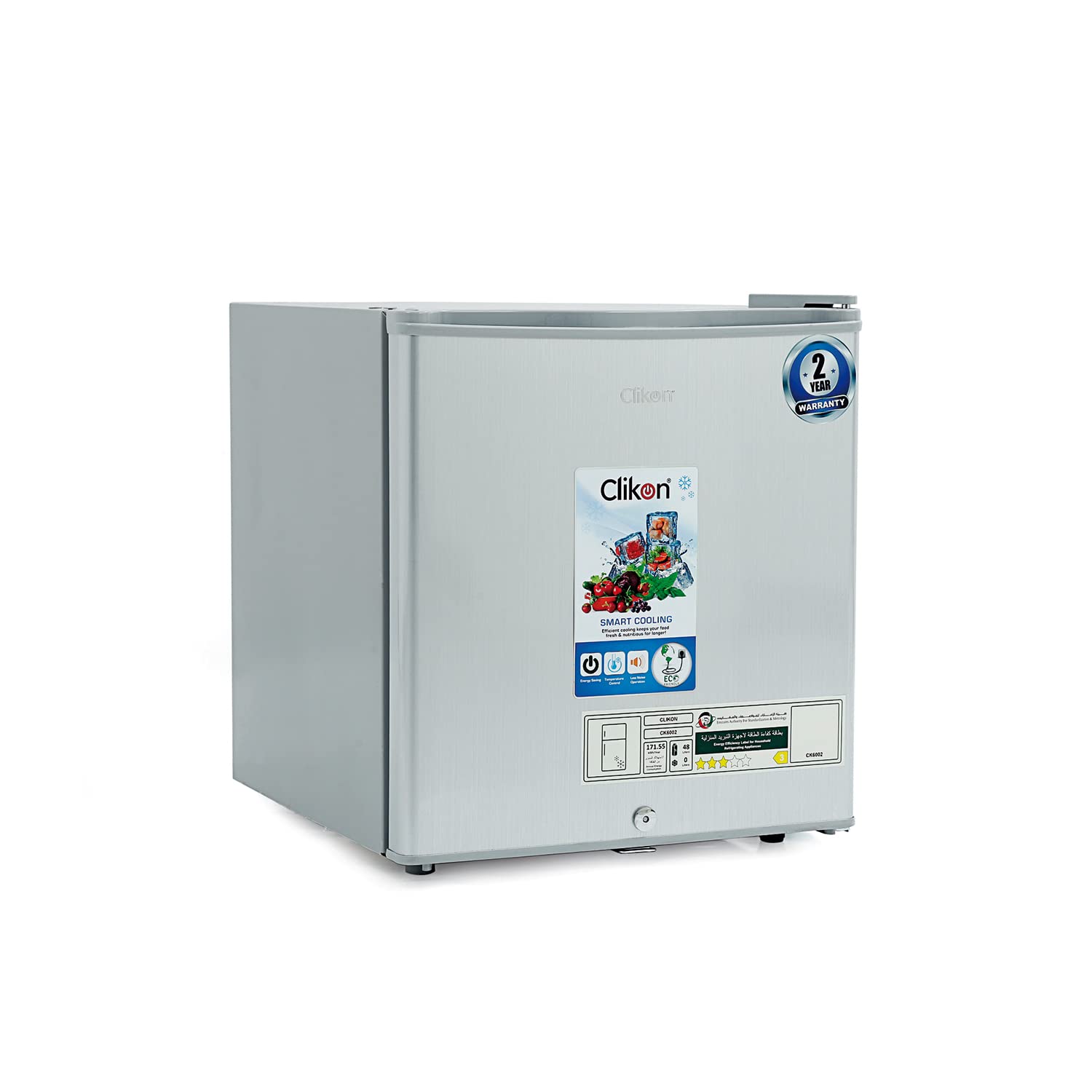 یخچال/یخچال کوچک 48 لیتری Clikon، درب تک CK6002