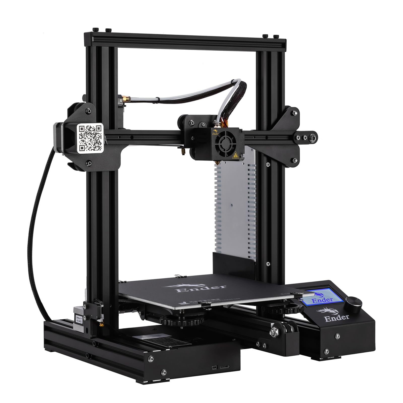 پرینتر سه‌بعدی Creality Official Ender 3 کاملاً منبع باز با قابلیت چاپ ادامه دار و فریم فلزی، پرینترهای DIY FDM با قابلیت چاپ ادامه دار وظیفه ابعاد ۲۲۰x۲۲۰x۲۵۰ میلی‌متر