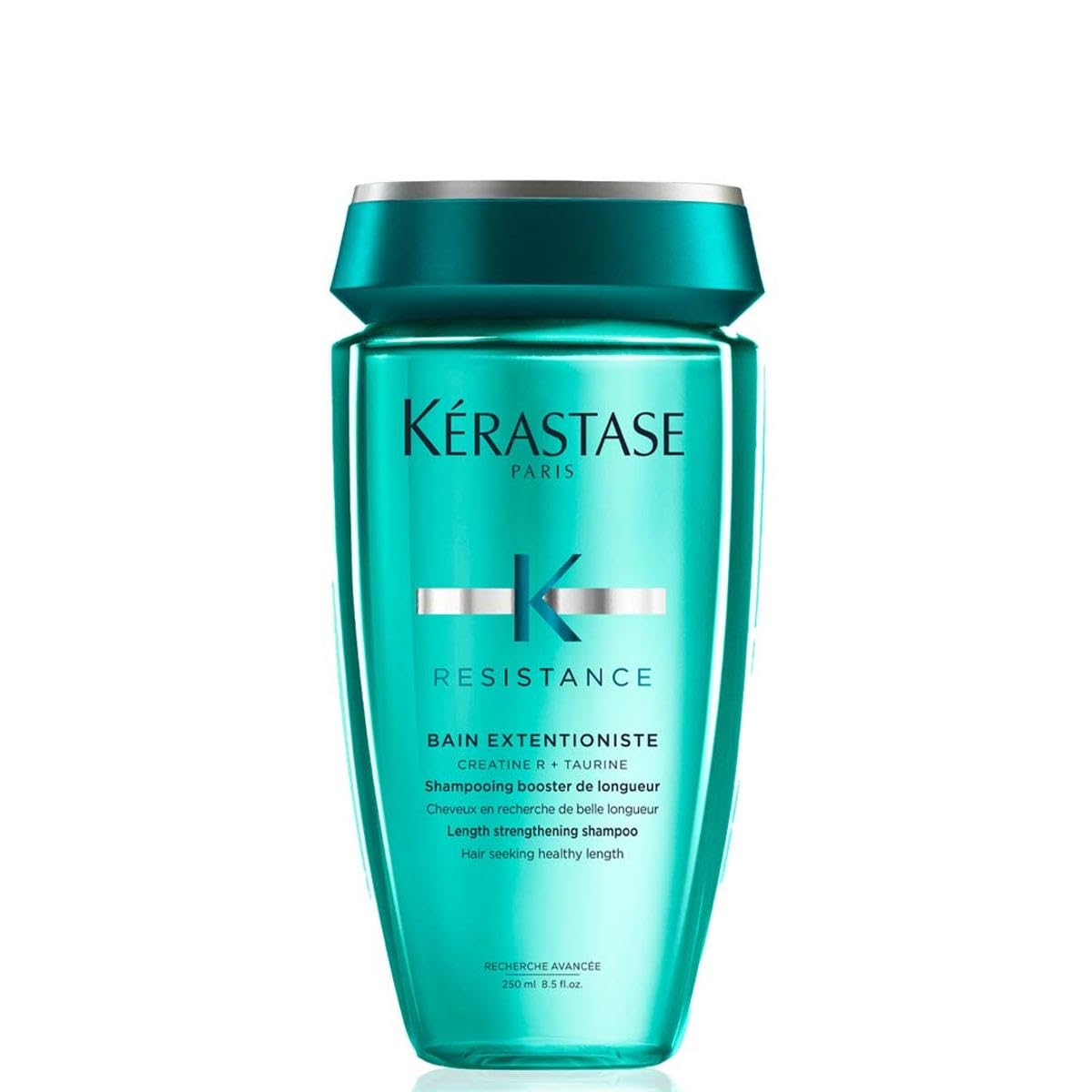 شامپو تقویت کننده طول دهنده مو Kérastase Resistance Bain Extentioniste برای موهای کم رشد و آسیب دیده حجم ۲۵۰ میلی لیتر