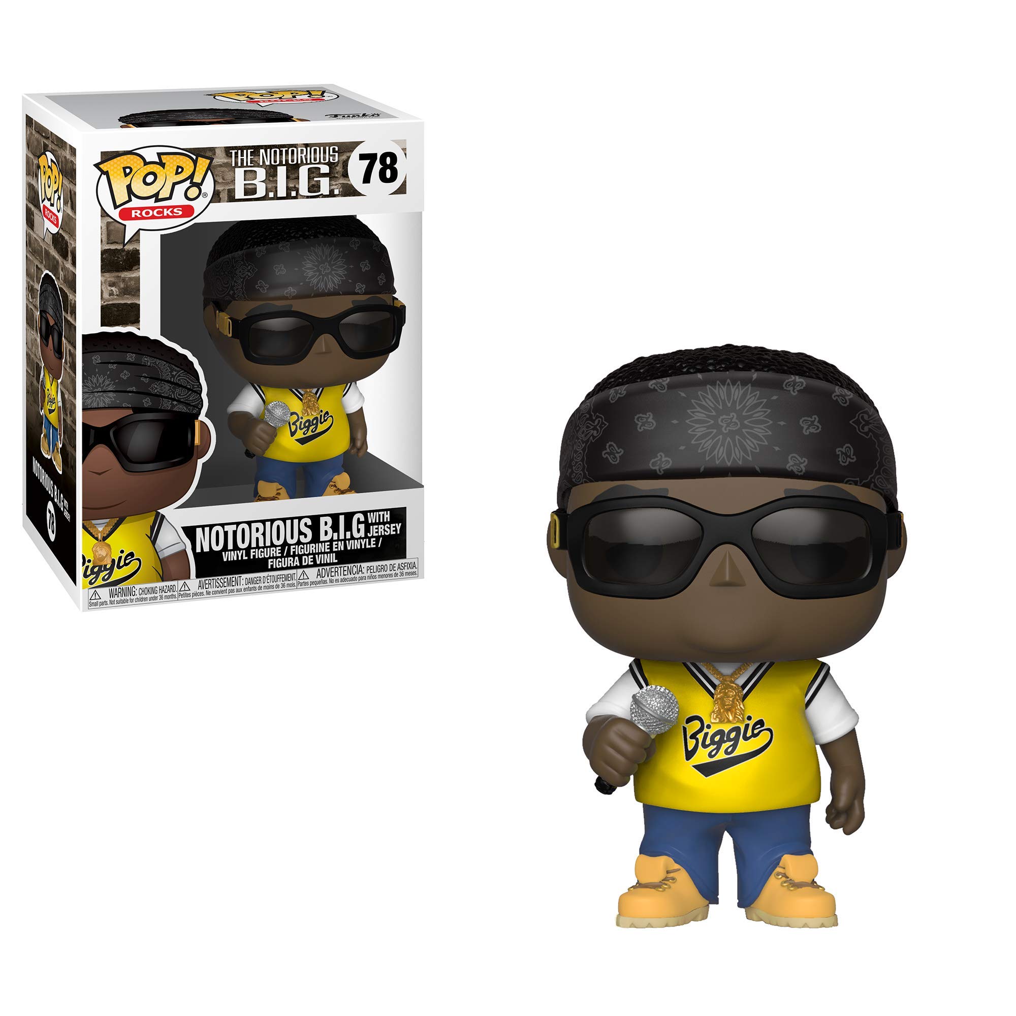 Funko 31554 POP Vinyl: Rocks: Notorious B.I.G. Jersey
فانکو 31554 پاپ وینیل: راکس: نوتوریوس بی آی جی جرزی