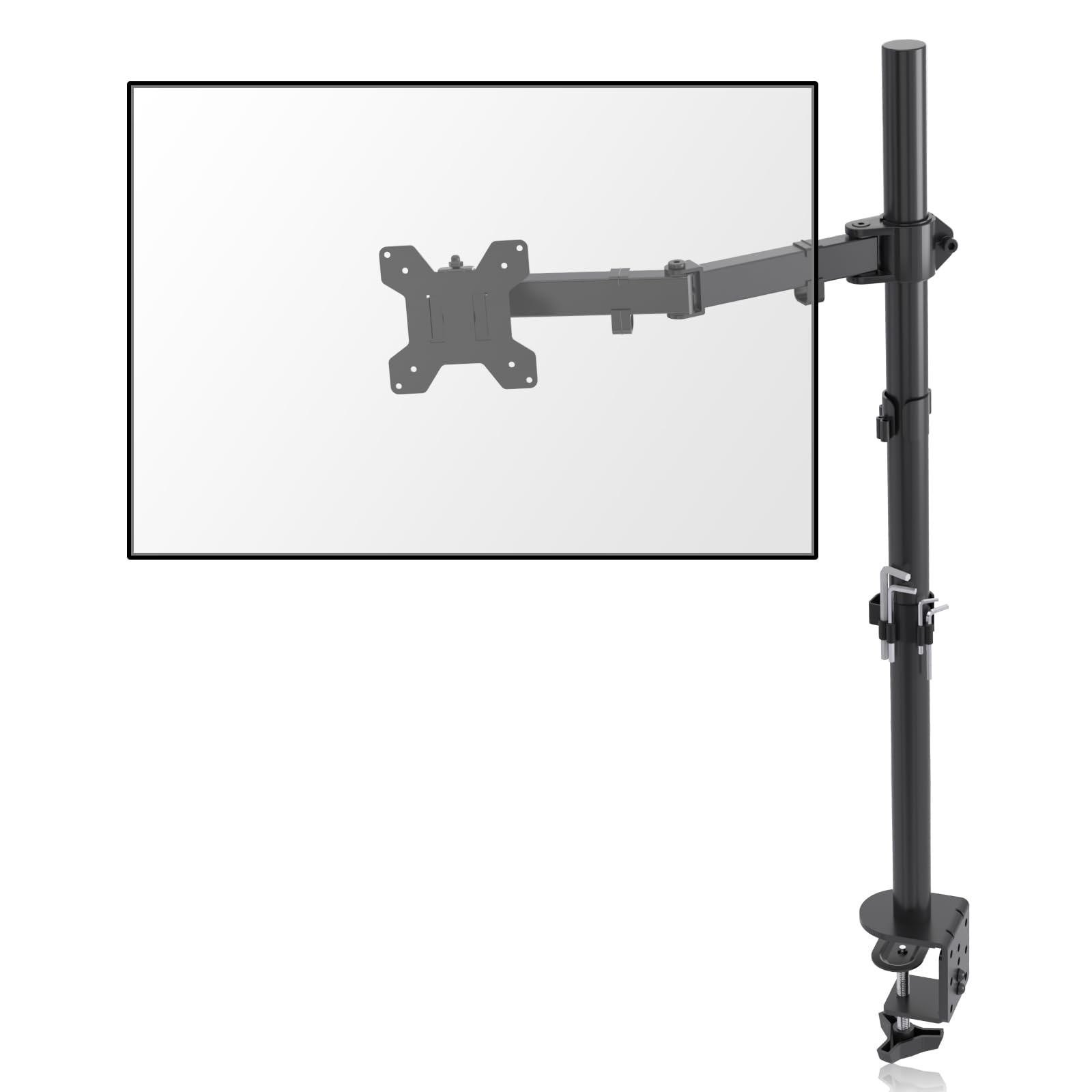 Suptek MD6821 تک نمایشگر نگهدار, نگهدار 1 نمایشگر برای مانیتور 13-32 اینچی (80 سانتیمتری) نگهدار مانیتور و بازوها.