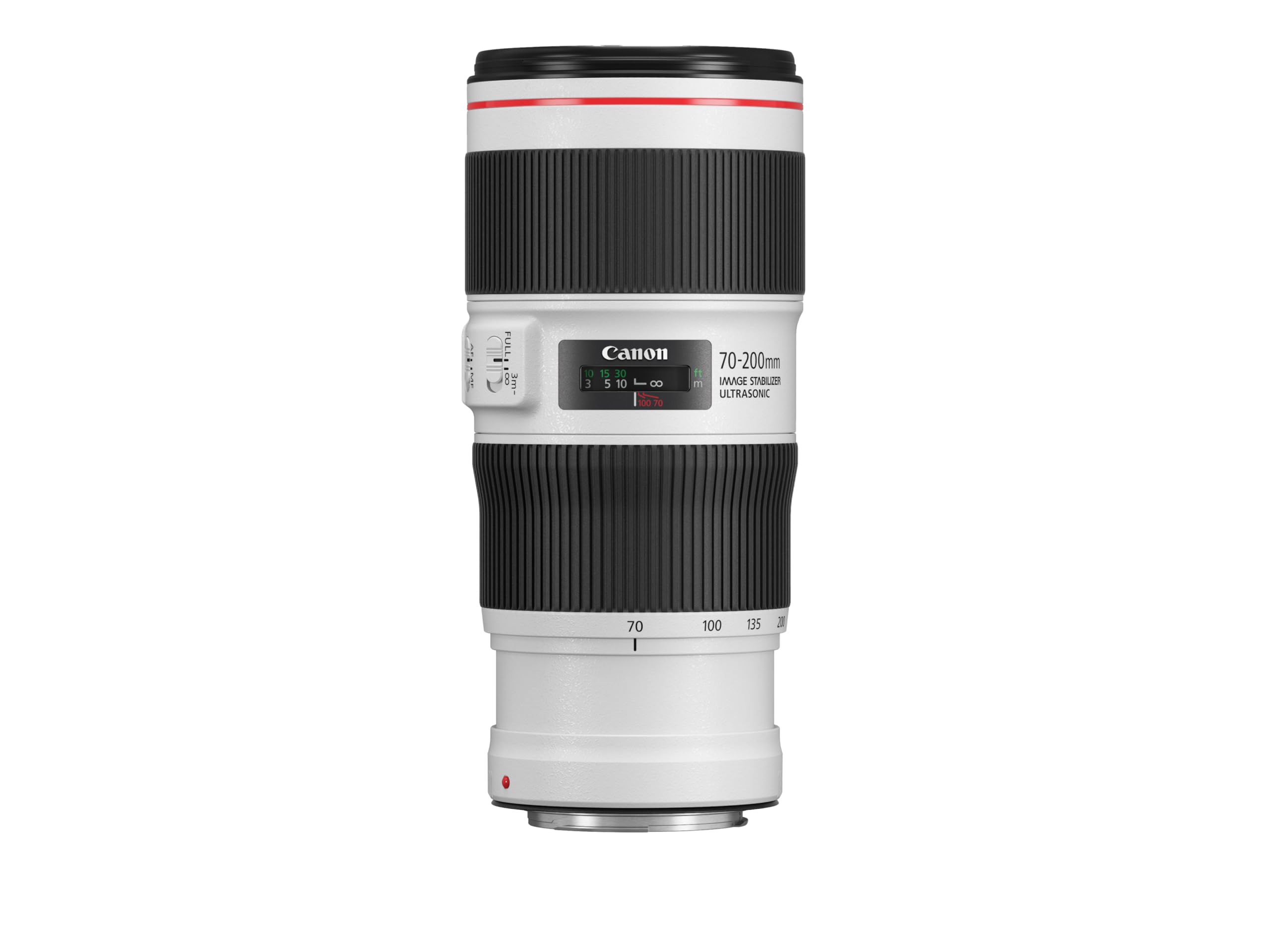 کنن EF 70-200mm f4L II USM، لنز تک رنگ خاکستری سبک
