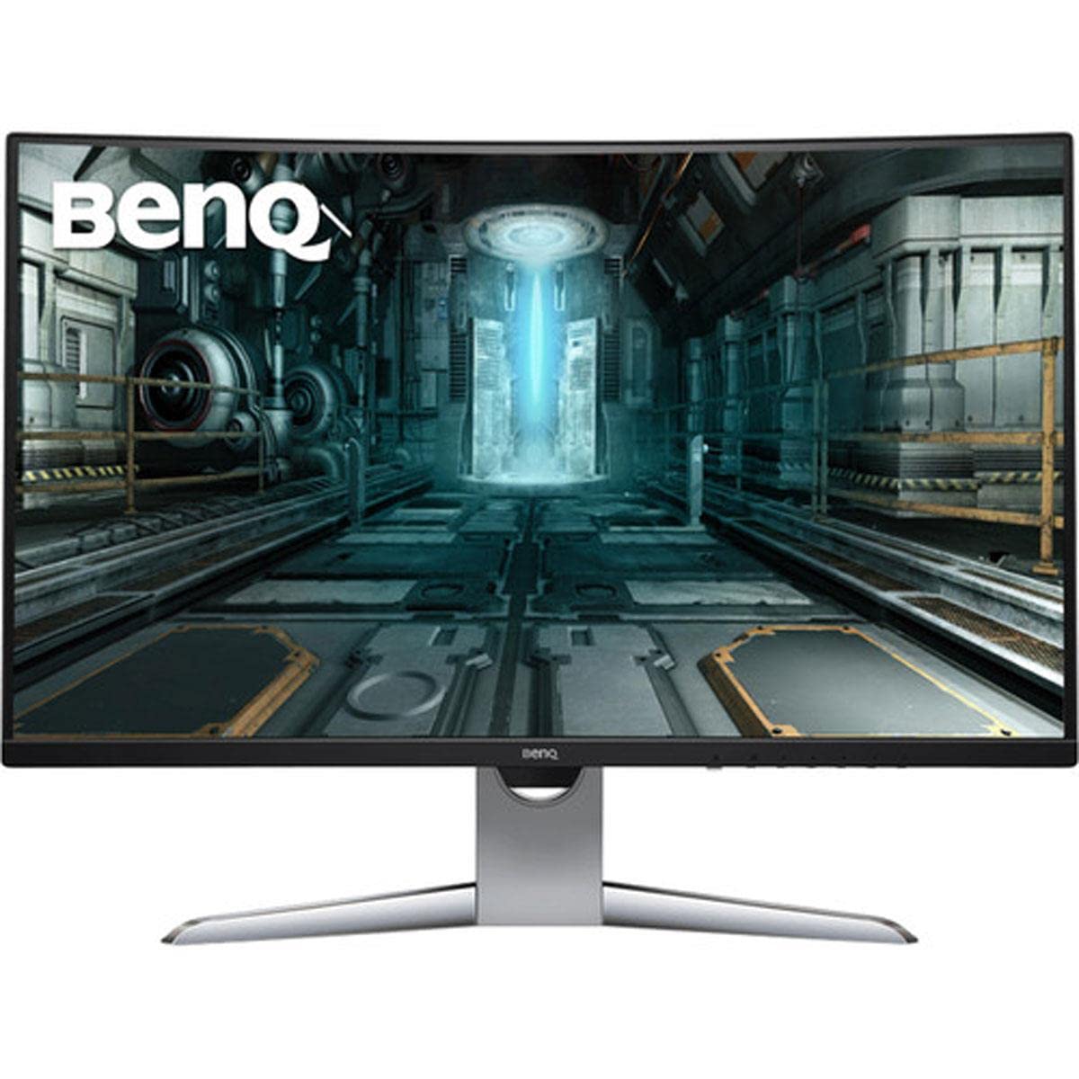 مانیتور بازی کامپیوتری منحنی VA BenQ EX3203R 32 اینچ 144Hz WQHD (2560x1440) با FreeSync2، USB-C، 2x HDMI، HDR، نمایش لبه به لبه و فناوری هوش مصنوعی روشنایی Plus 32" WQHD 144Hz منحنی
