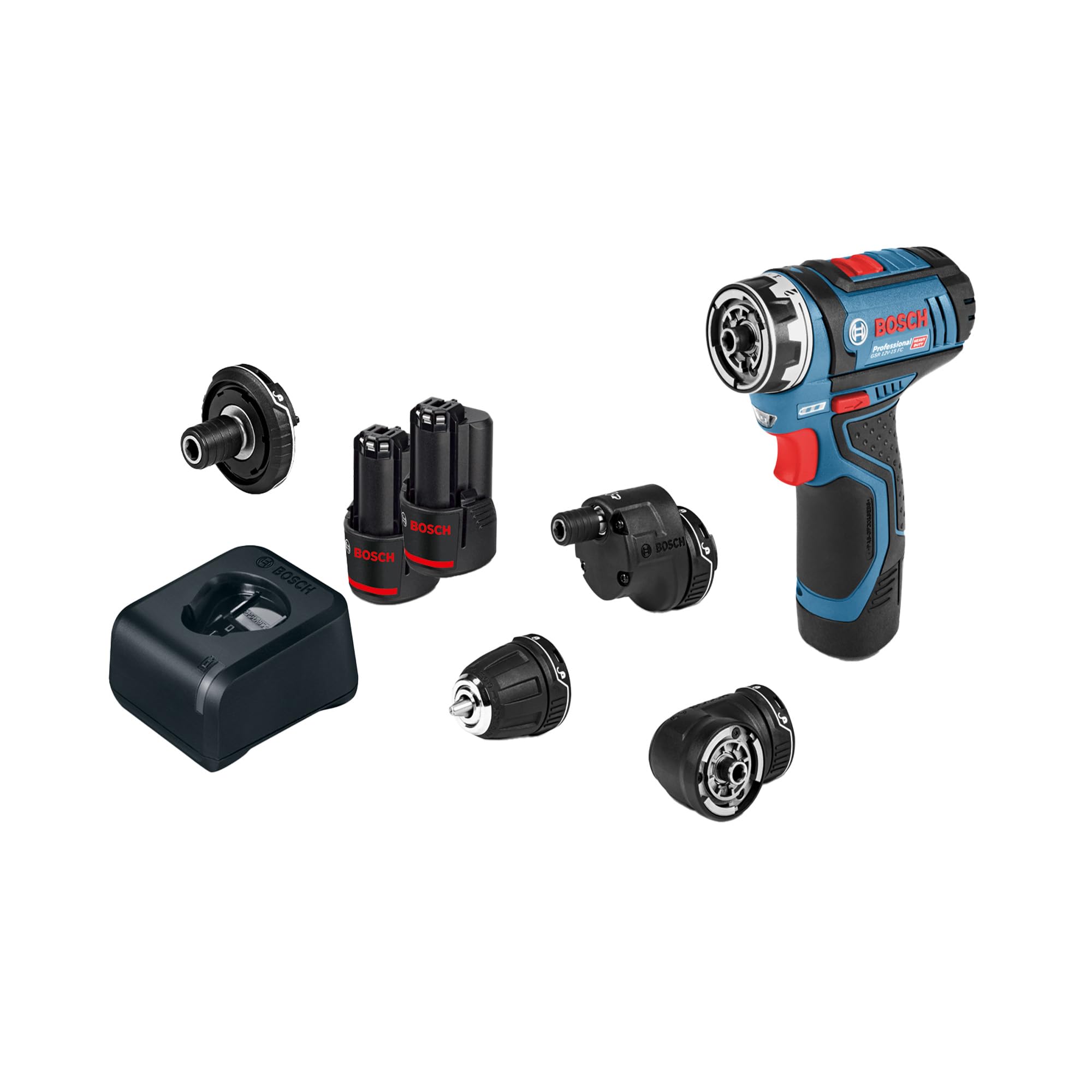 ابزارهای برقی بوش GSR 12V-15 FC، GSR 12 V-15، 2 عدد باطری 2 آمپرساعت