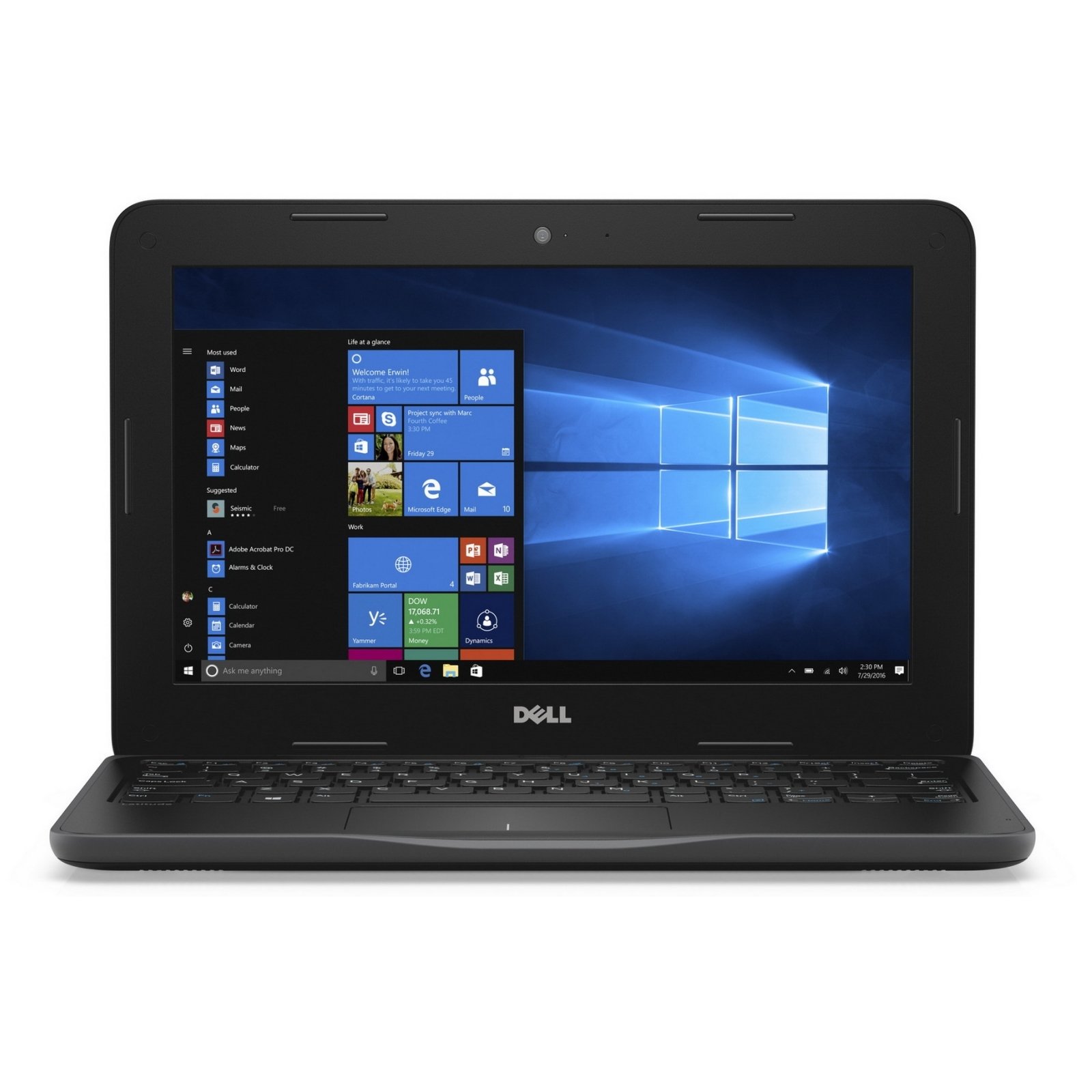 Dell Latitude 11-3180 اینتل Pentium N4200 X4 1.1 گیگاهرتز 4 گیگابایت 128 گیگابایت SSD، سیاه (تجدید شده)