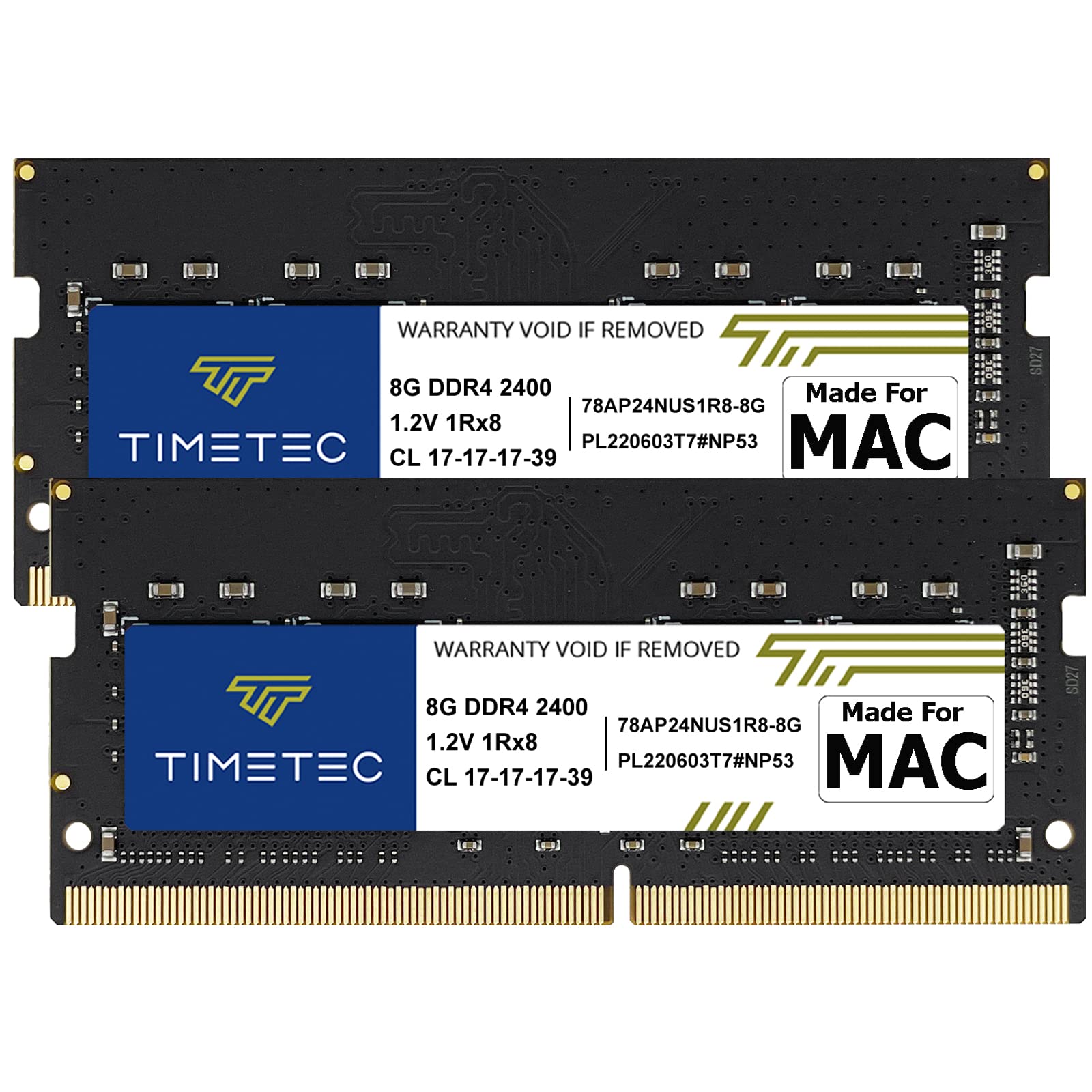 Timetec 16GB KIT (2x8GB) قابل اتصال برای اپل 2017 iMac (27 اینچ با رتینا 5K، 21.5 اینچ با رتینا 4K / Non-Retina 4K) DDR4 2400MHz PC4-19200 SODIMM ارتقاء RAM MAC برای iMac 18،1 / iMac 18،2 / iMac 18،3 16GB KIT (2x8GB)