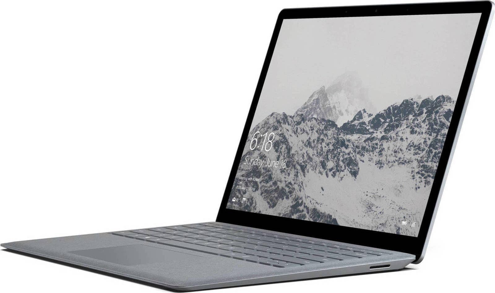 Microsoft Surface لپ تاپ Intel Core i5 نسل هفتم 8GB RAM 256GB SSD Win 10 پلاتینیوم (تجدید شده)