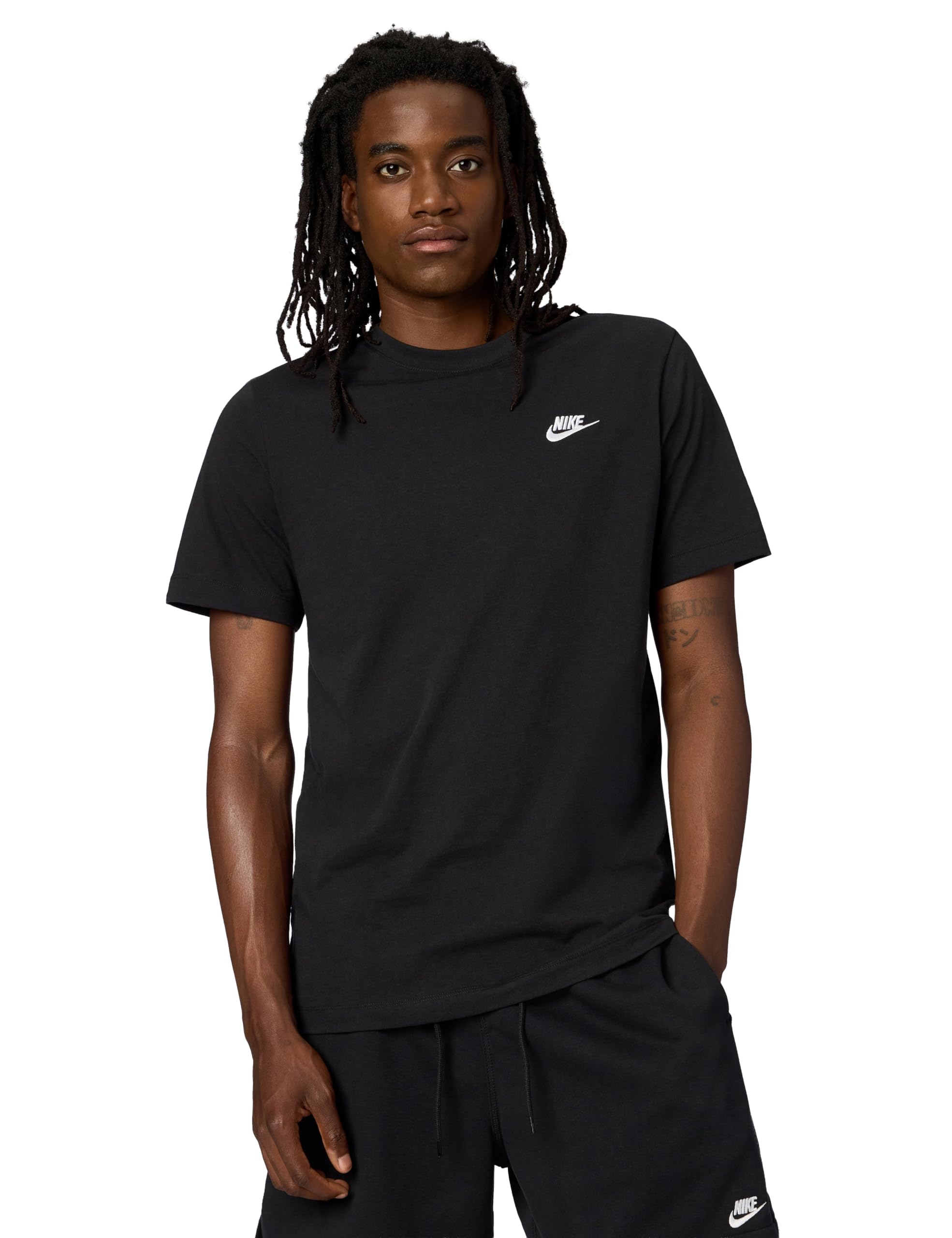 پیراهن مردانه Nike Nsw Club (بسته ۱ عدد) سایز M مشکی/سفید