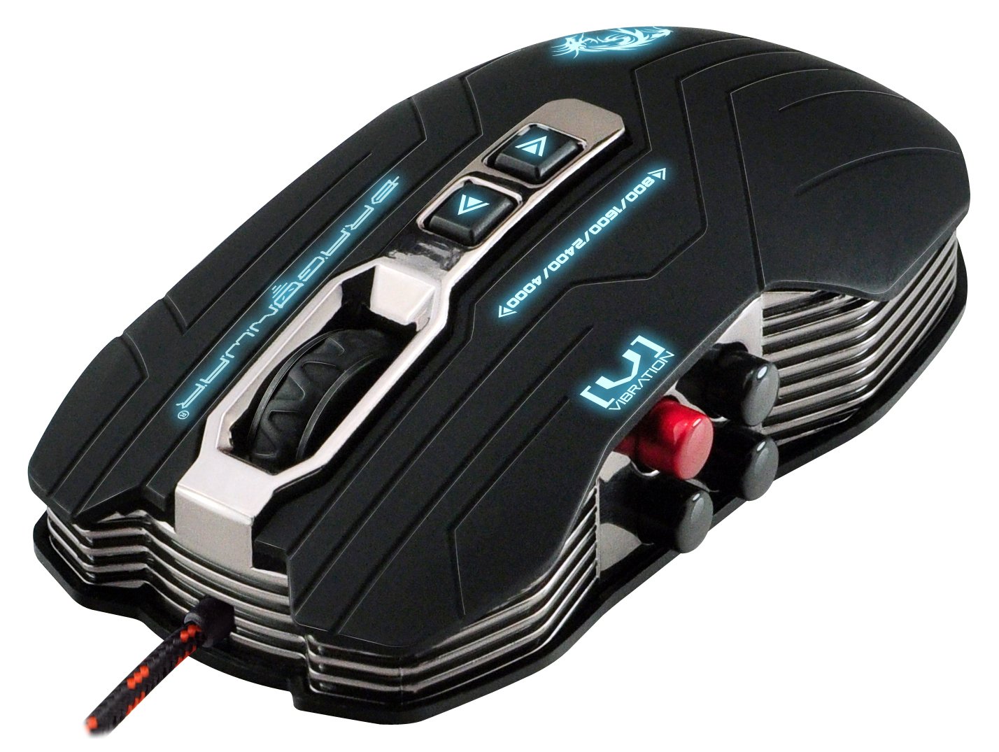 موشواره بازی Dragonwar ELE-G15 Gaia Blue Sensor با حسگر حرفه ای با سیم 4000 DPI