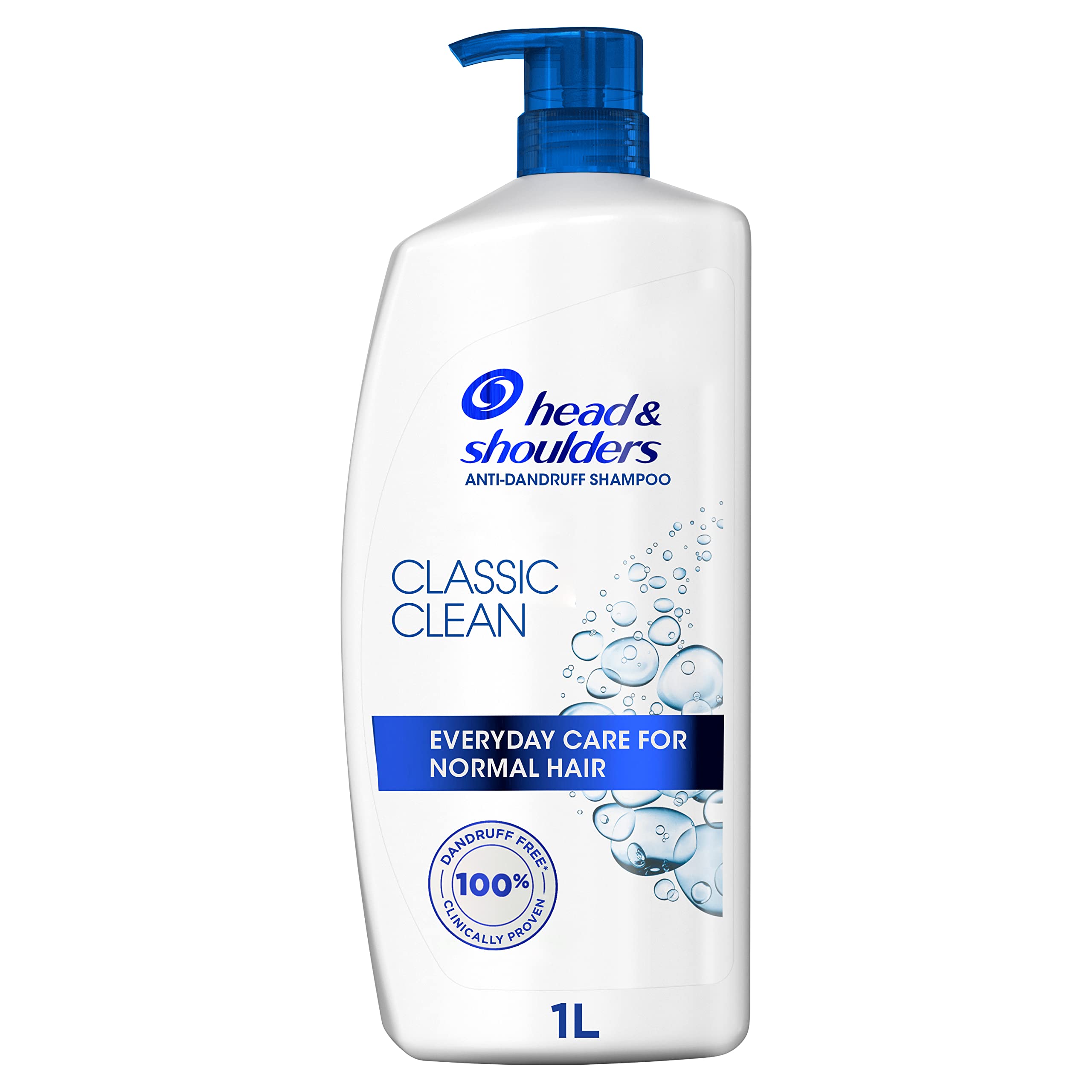 شامپو ضد شوره Head & Shoulders Classic Clean برای موهای معمولی، حجم ۱ لیتر (۱۰۰۰ میلی‌لیتر)
