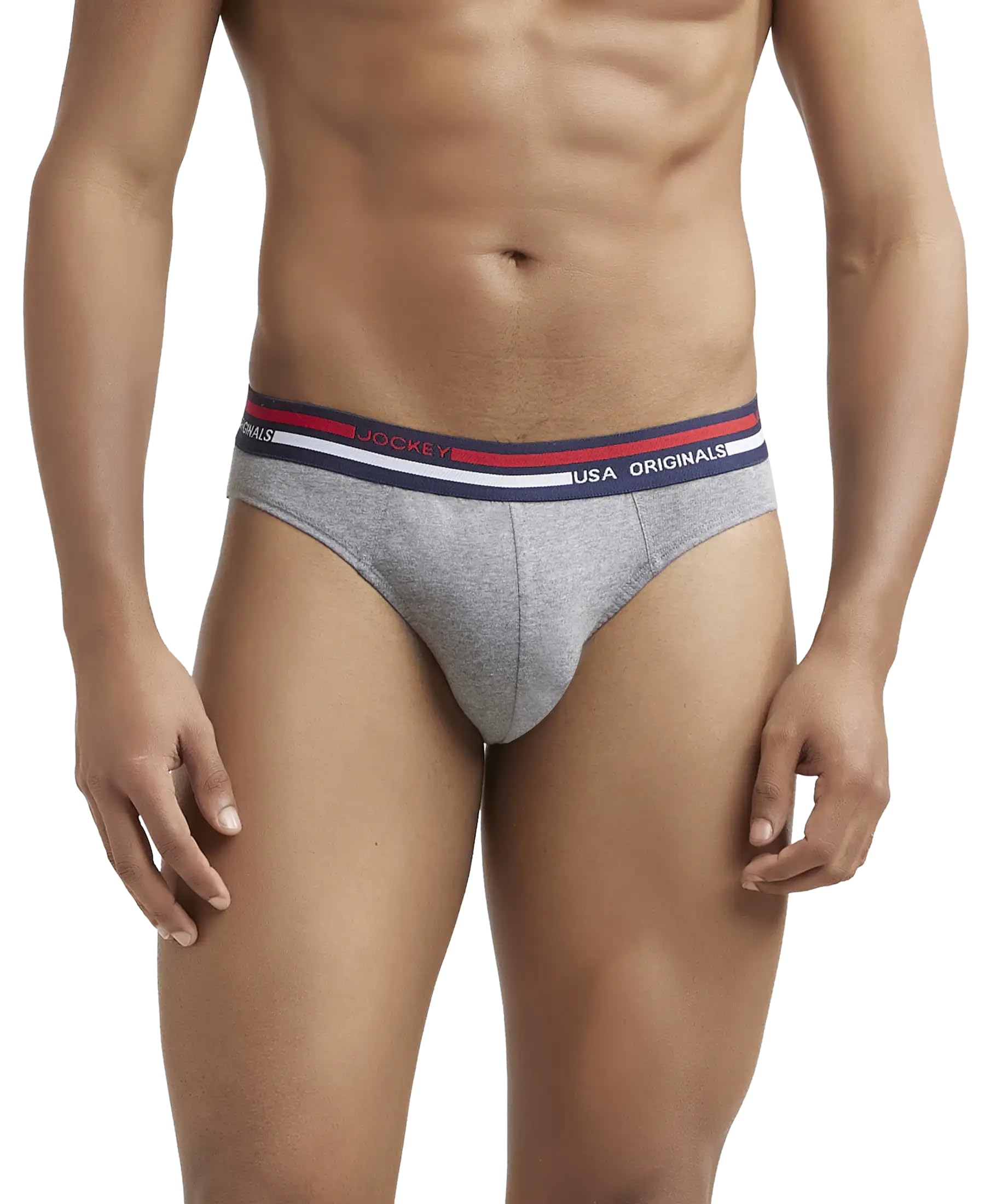 جاکی مردانه US49-01 Brief (بسته یک عدد) M Grey Melange
