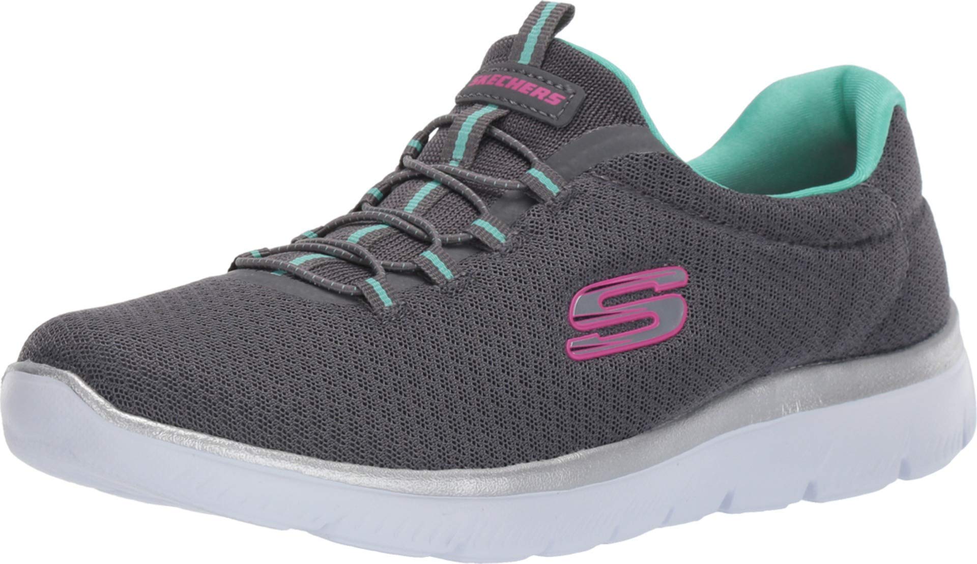 کفش ورزشی زنانه Skechers Summits Dazzling Haze 38 EU زغالی-سبز