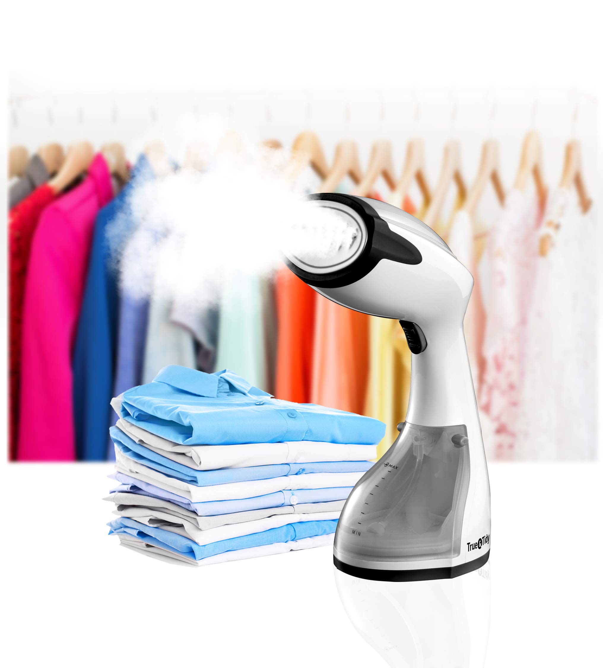 True & Tidy HS-26 بخاری لباس قابل حمل، کوچک و سبک
