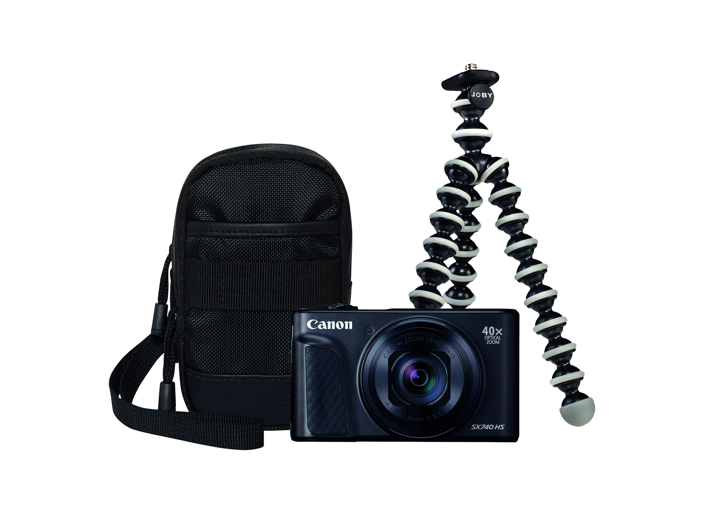 Canon Powershot SX740 HS Travel Kit درجه بندی سیاه SX740 HS Travel Kit