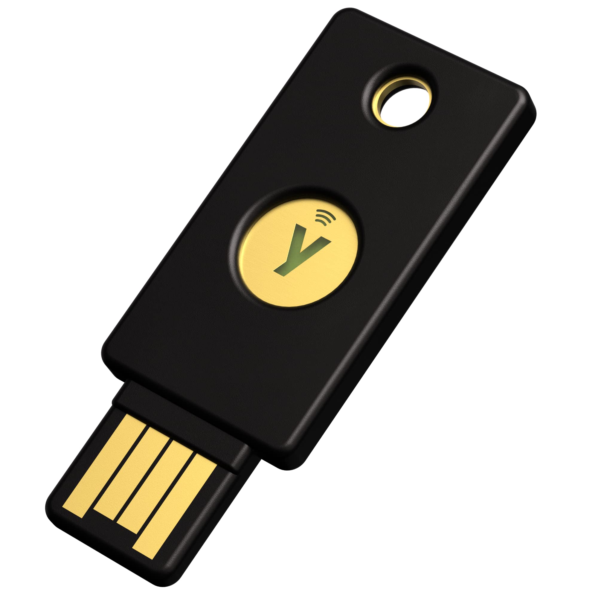 کلید امنیتی USB و NFC دو عاملی یوبیکو - یوبی‌کی 5 NFC - مناسب درگاه‌های USB-A و سازگار با دستگاه‌های تلفن همراه NFC - حساب‌های آنلاین خود را با بیش از یک رمز عبور محافظت کنید