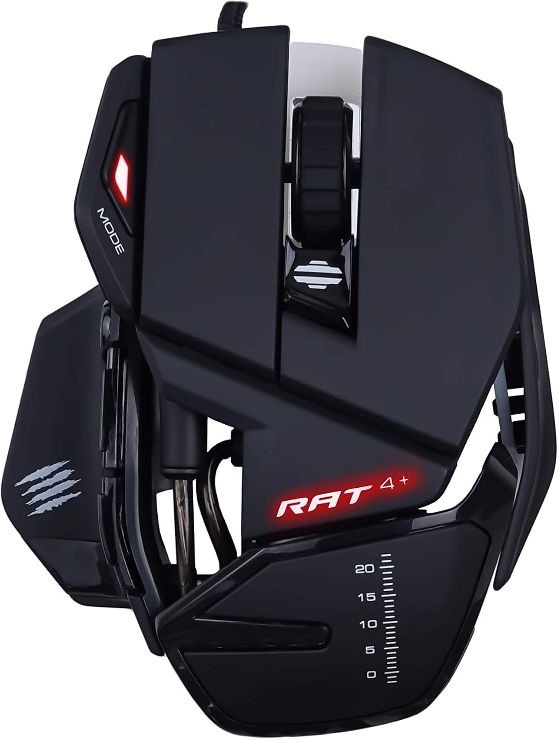ماوس بازی Mad Catz R.A.T. 4 +، PC/Mac، توانایی ذخیره سازی داخلی، 2 روش مدرن