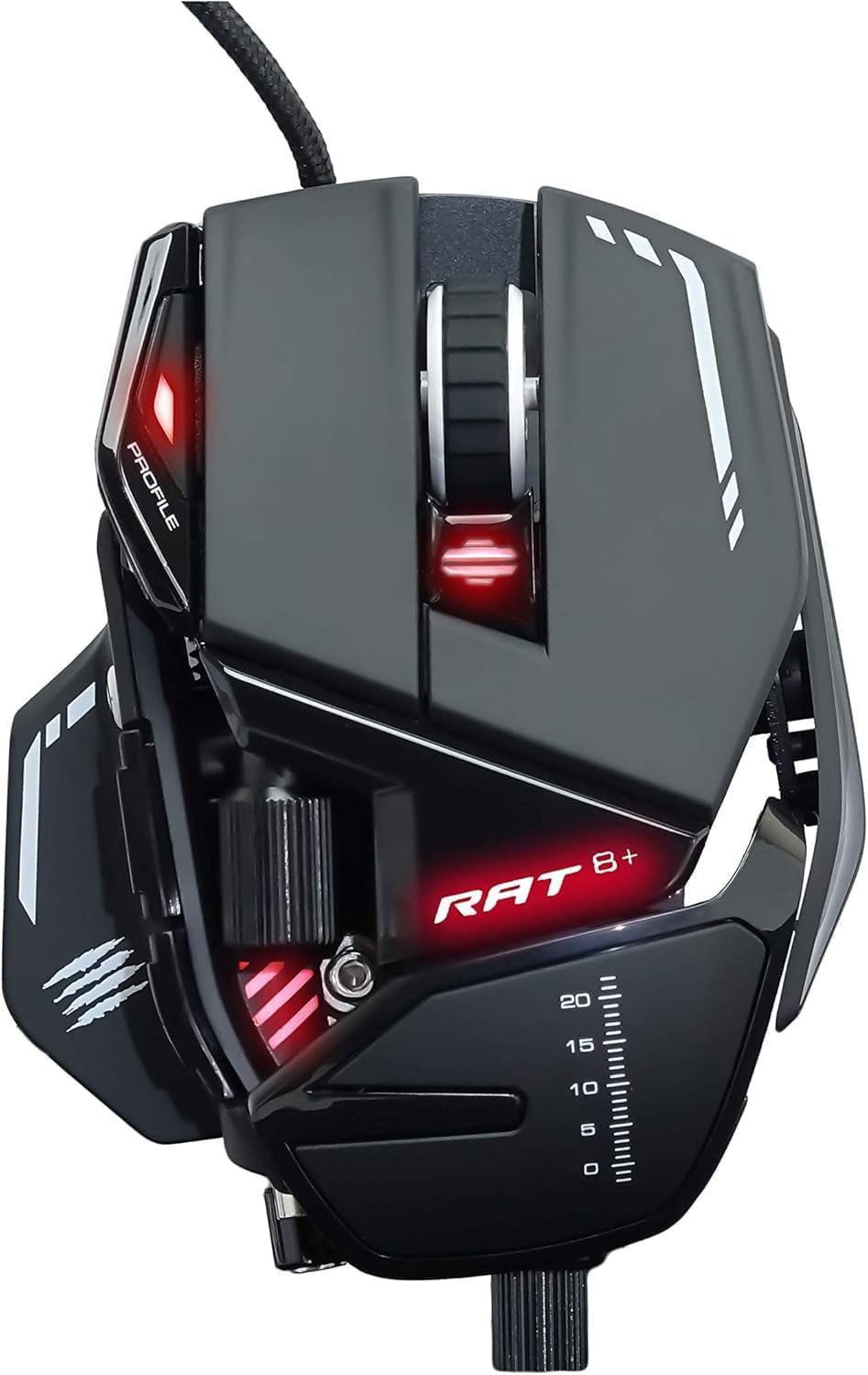 ماوس بازی مدل Mad Catz R.A.T. 8+ (USB/مشکی/16000dpi/11 دکمه)