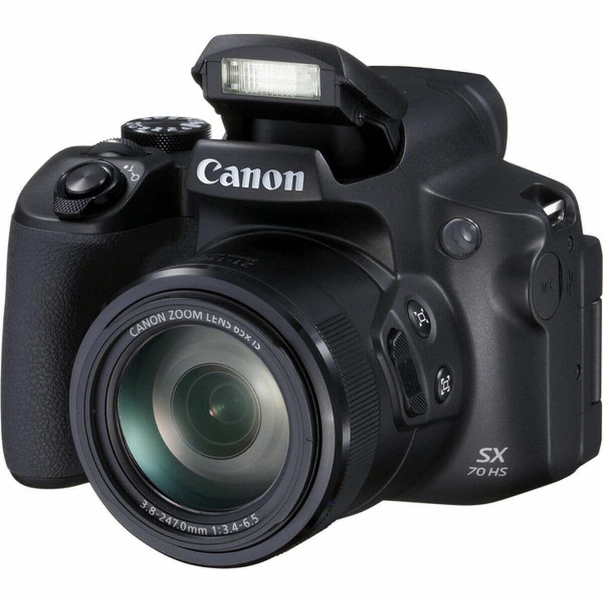Canon PowerShot SX70 HS با کیفیت 4K UHD، 20.3 مگاپیکسل، رنگ سیاه