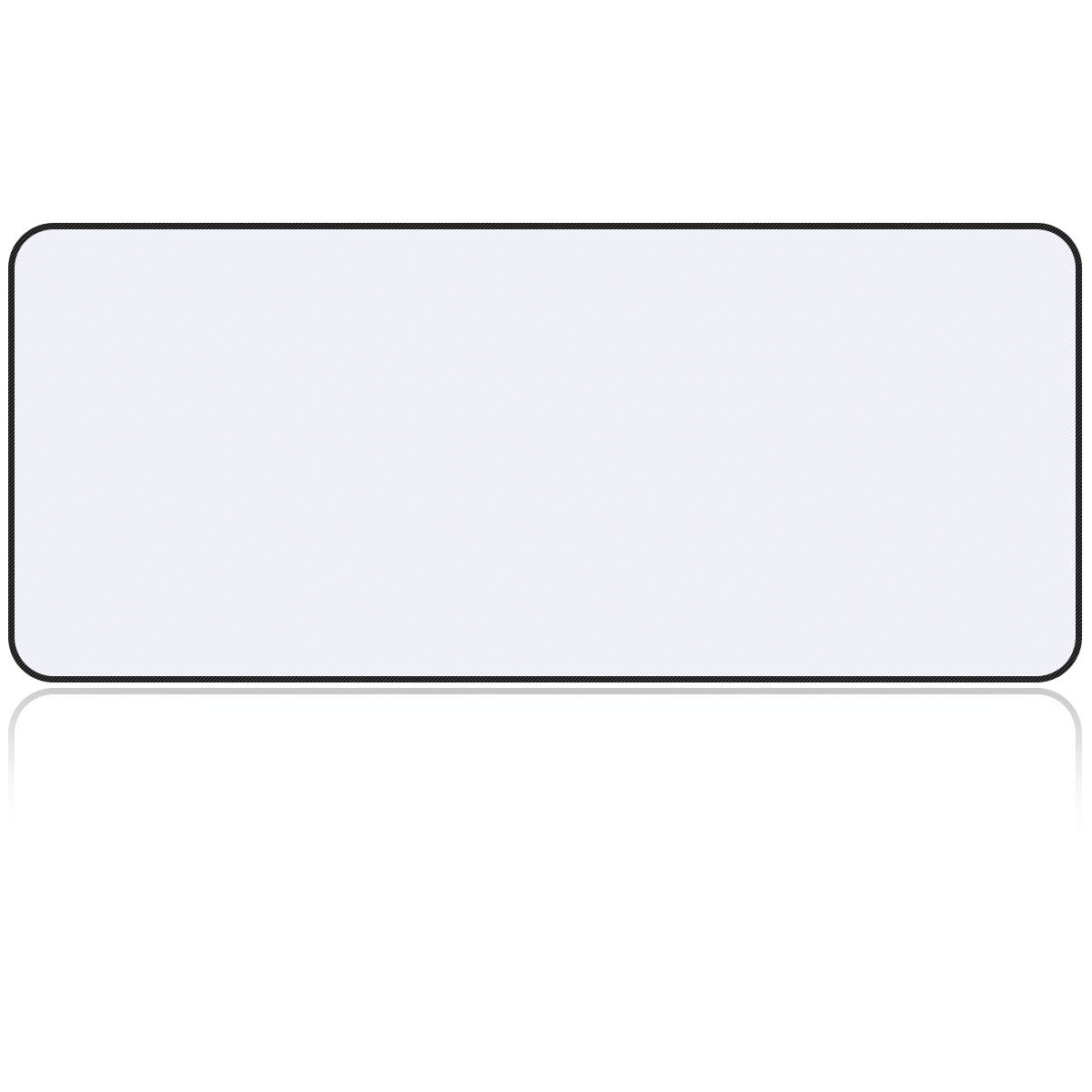 موک‌پد بازی بزرگ Qisan با پایه ضد لغزش| اندازه اضافی ایکس ایکس ایل، سنگین| ضخیم، راحت، ضدآب و قابل تاشو برای دسکتاپ، لپ تاپ، صفحه کلید، کنسول و موارد دیگر| لذت بردن از دقت (سفید) سفید-۲
