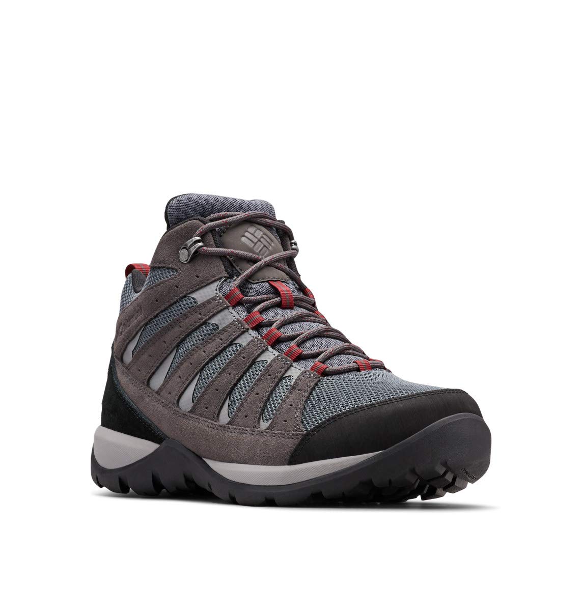 کفش پیاده‌روی مردانه Columbia Redmond V2 Mid Waterproof - اورجینال کلمبیا سایز ۴۱ اروپا گرافیتی/قرمز جاسپر