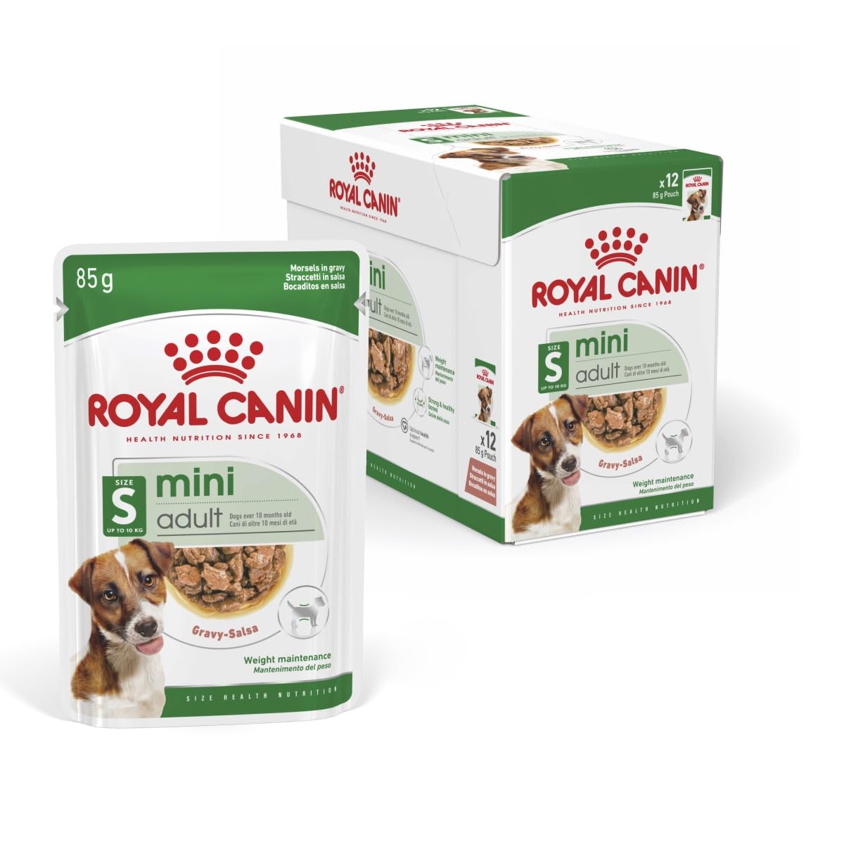غذای سگ کوچک بزرگسال Royal Canin Mini Adult Wet Pouches - 12x85g