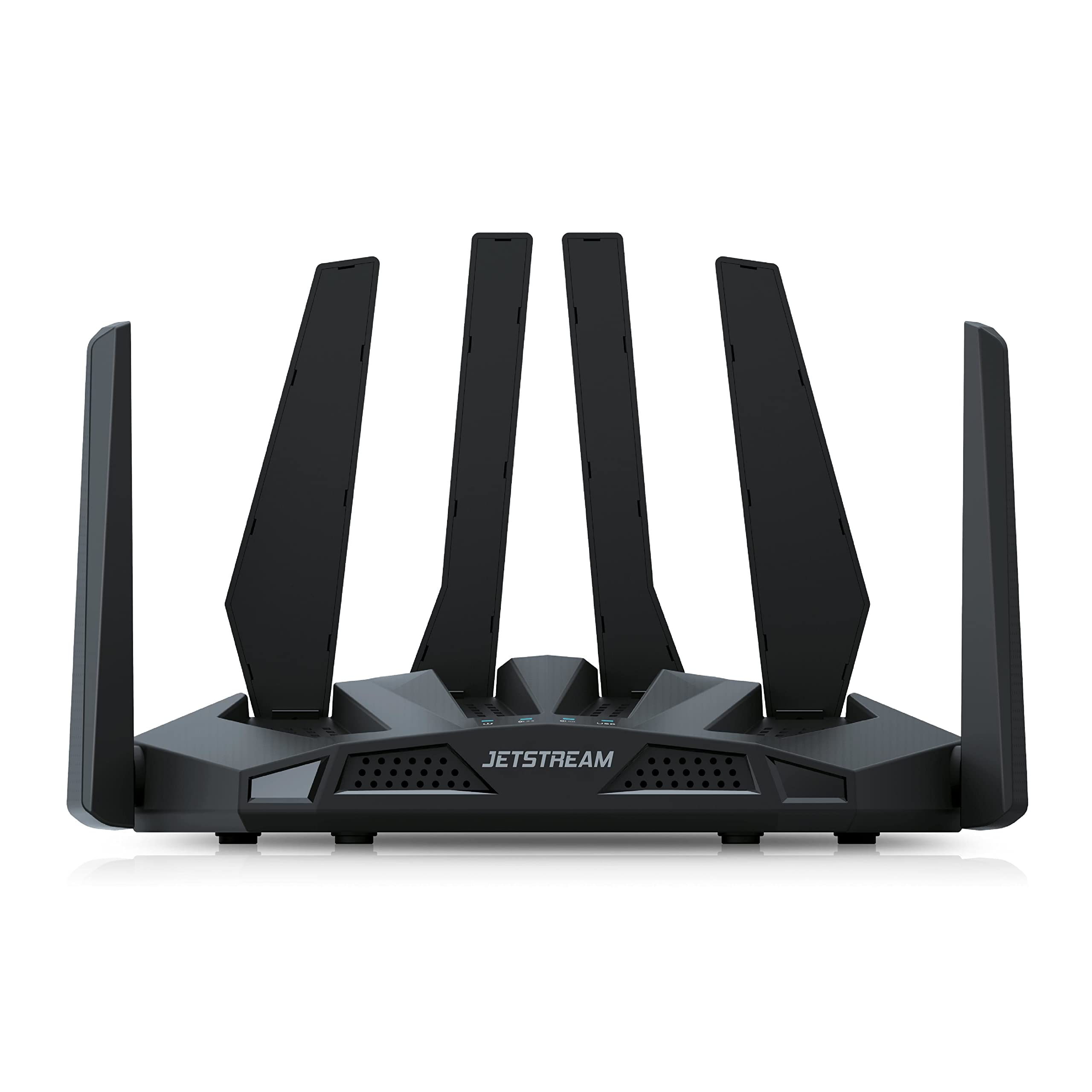 مسیریاب بازی / استریمینگ وای فای هوشمند دو بانده JETSTREAM AC1900، قابلیت بالای ارسال از طریق دیوار، پهنای باند هوشمند، فناوری Rehear، فناوری MU-MIMO