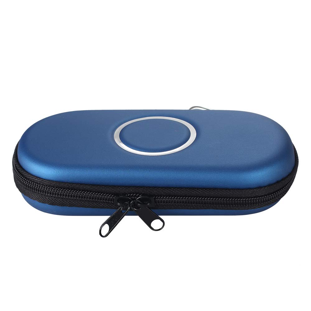 پوشش سخت XFUNY(TM) ضدگرد و ضدزلزله برای حمل و نقل کنسول بازی Sony PSP 3000 و کارت (آبی)