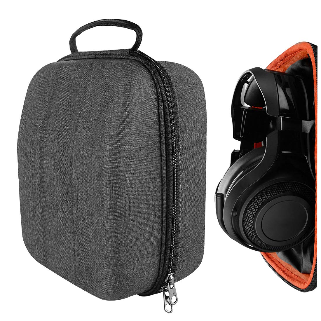 کیف هدفون بازی Geekria Shield برای هدفون‌های بزرگ Over-Ear، جایگزین کیسه سخت مسافرتی با کابل‌های ذخیره‌سازی، سازگار با هدفون‌های Razer، Sennheiser، Sony