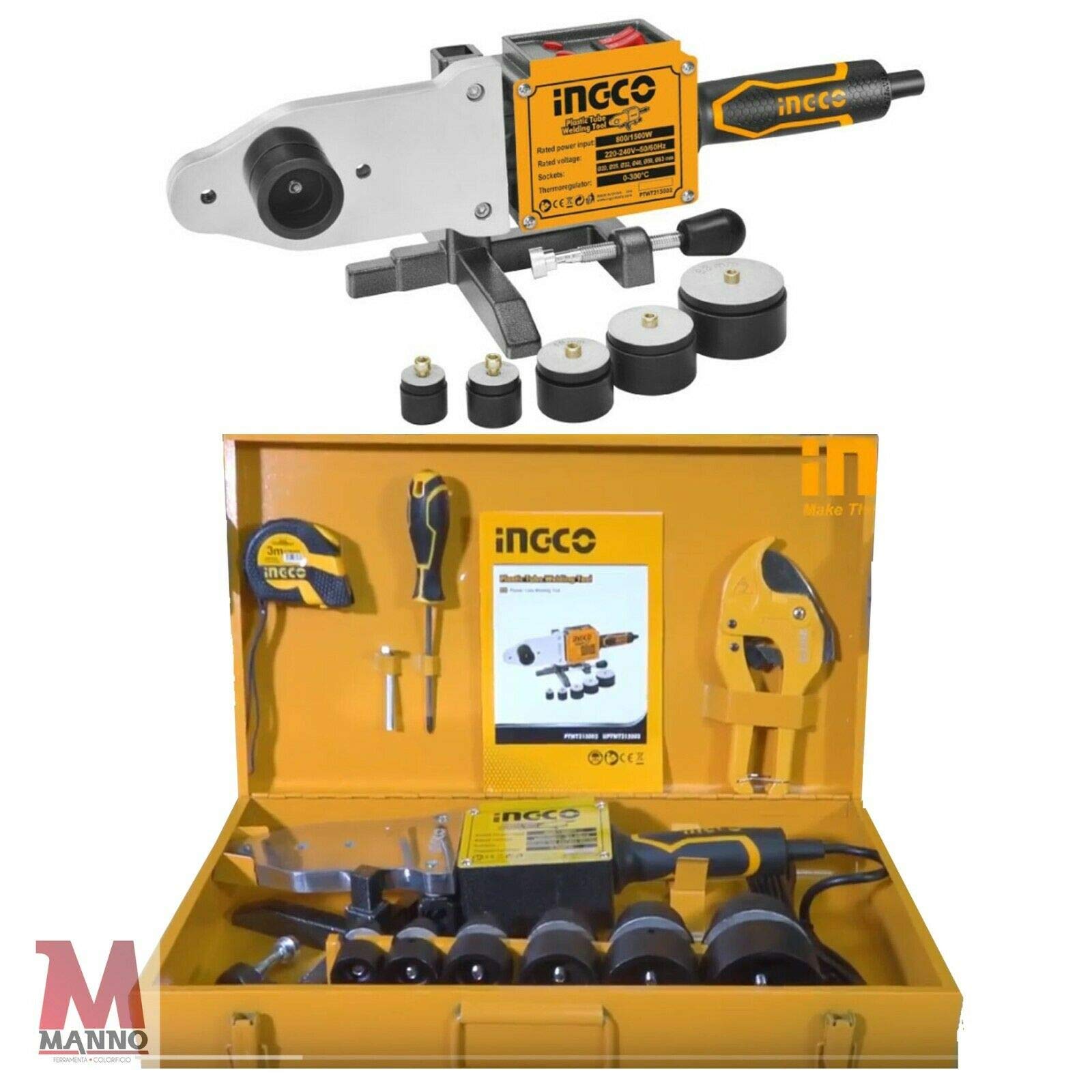 ابزارهای جوشکاری لوله پلاستیکی Ingco PTWT215002