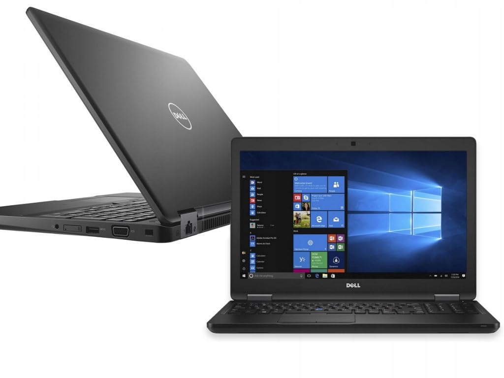 دل (بازسازی شده) Latitude 15 5580-15.6 اینچ FHD | 2.9 گیگاهرتز اینتل i7-7820HQ چهار هسته ای | 16GB DDR4 | 256GB SSD | ویندوز 10 پرو