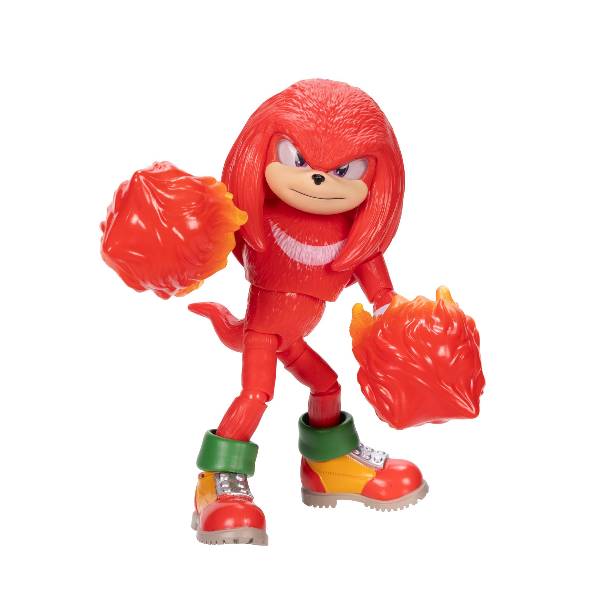 عنوان فیلم Sonic the Hedgehog 3 - عکس العمل 5 اینچی Knuckles - عکس العمل مفصل - Jakks Pacific
