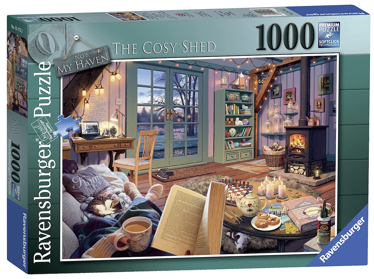 پازل 1000 تکه‌ای بنای لطیف Ravensburger برای بزرگسالان - هر قطعه منحصر به فرد است، تکنولوژی Softclick به این معنی است که قطعات به صورت کامل هم ردیفی می‌شوند، بسته‌بندی اصلی