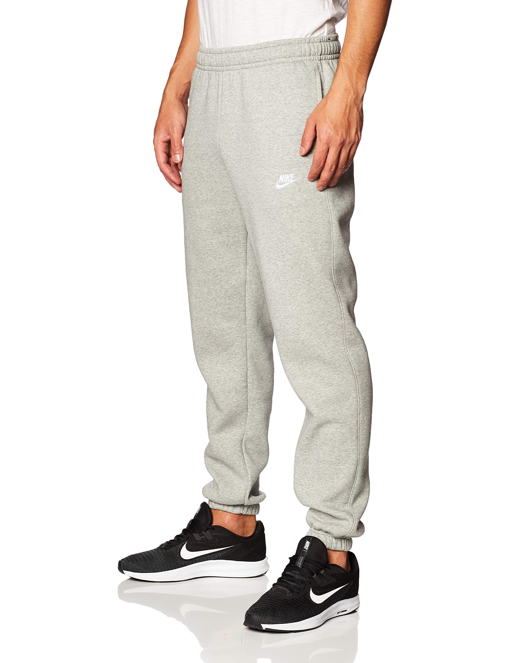 پتو شلوار مردانه Nike M NSW CLUB PANT CF BB XL سایز خاکستری تاریک/نقره ای مات/سفید