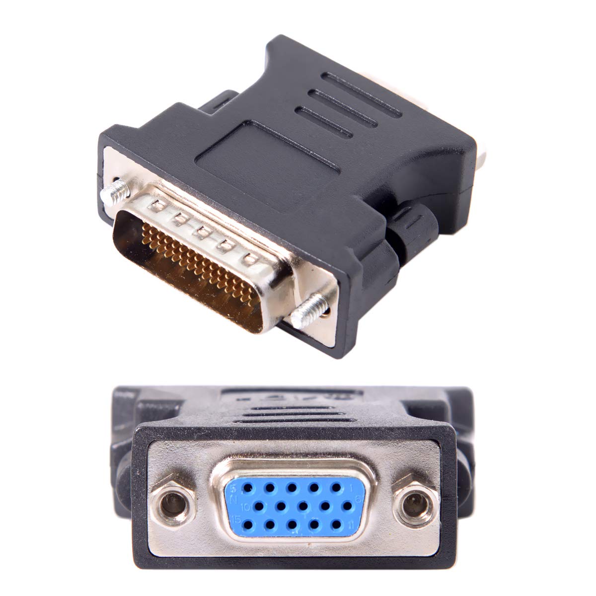تبدیل کابل نر DMS-59pin به مادگی 15 پین VGA RGB برای کارت گرافیک PC DMS59PIN به آداپتور VGA