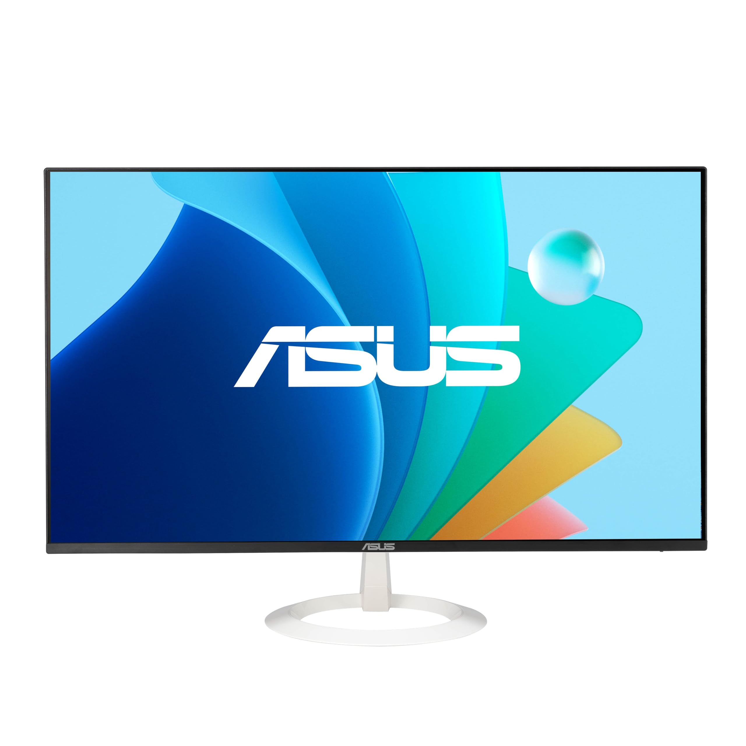 مانیتور ASUS VZ24EHF-W با قابلیت مراقبت از چشم (رزولوشن Full HD (1920 x 1080), IPS, بدون حاشیه, 100Hz, هماهنگ‌سازی تطبیقی, زمان پاسخ‌دهی 1ms MPRT, HDMI, نور آبی کم, بدون وم, قابل نصب روی دیوار)
